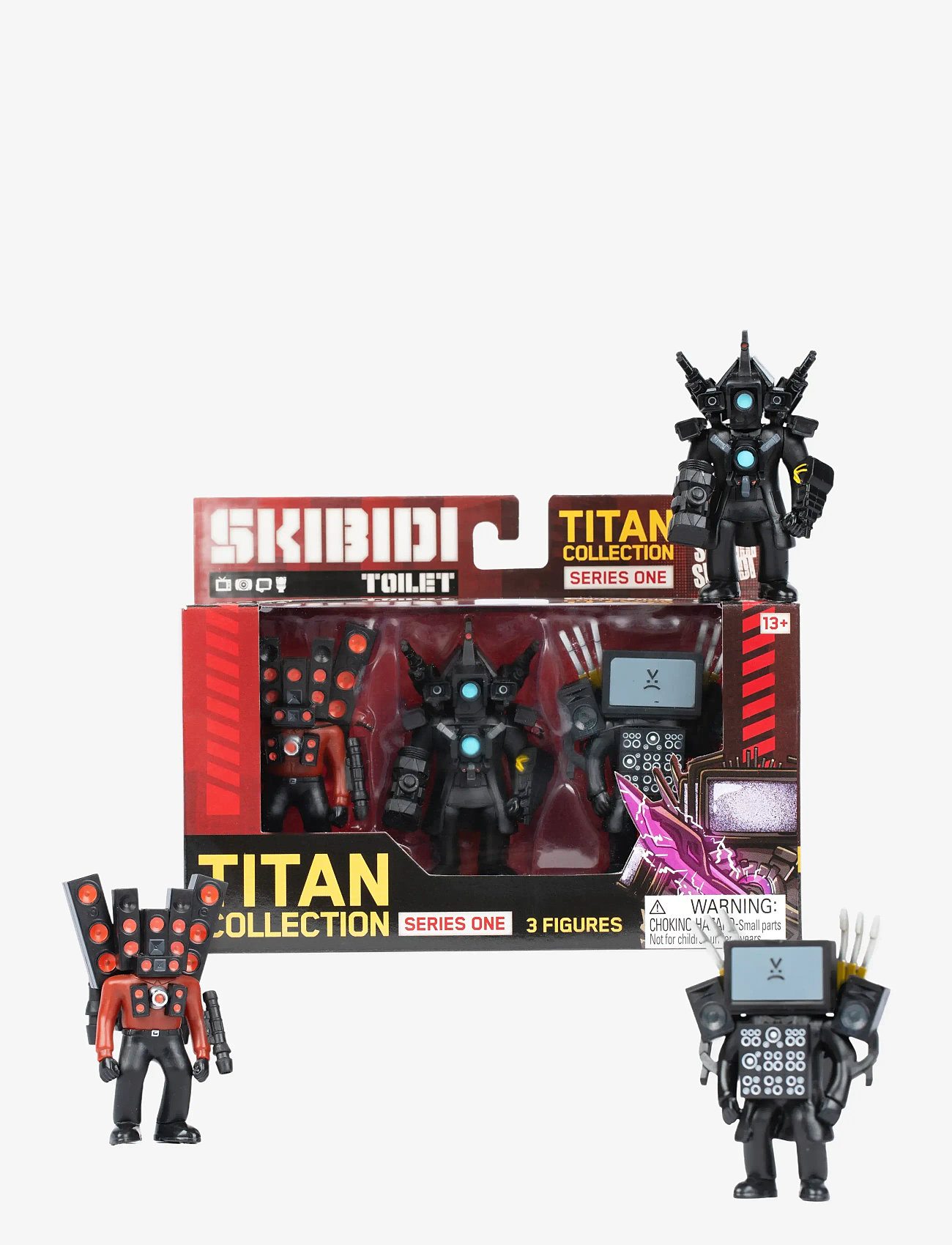 Skibdi Toilet - SKIBIDI TOILET TITAN 3 PACK - action figures - multi colour - 2