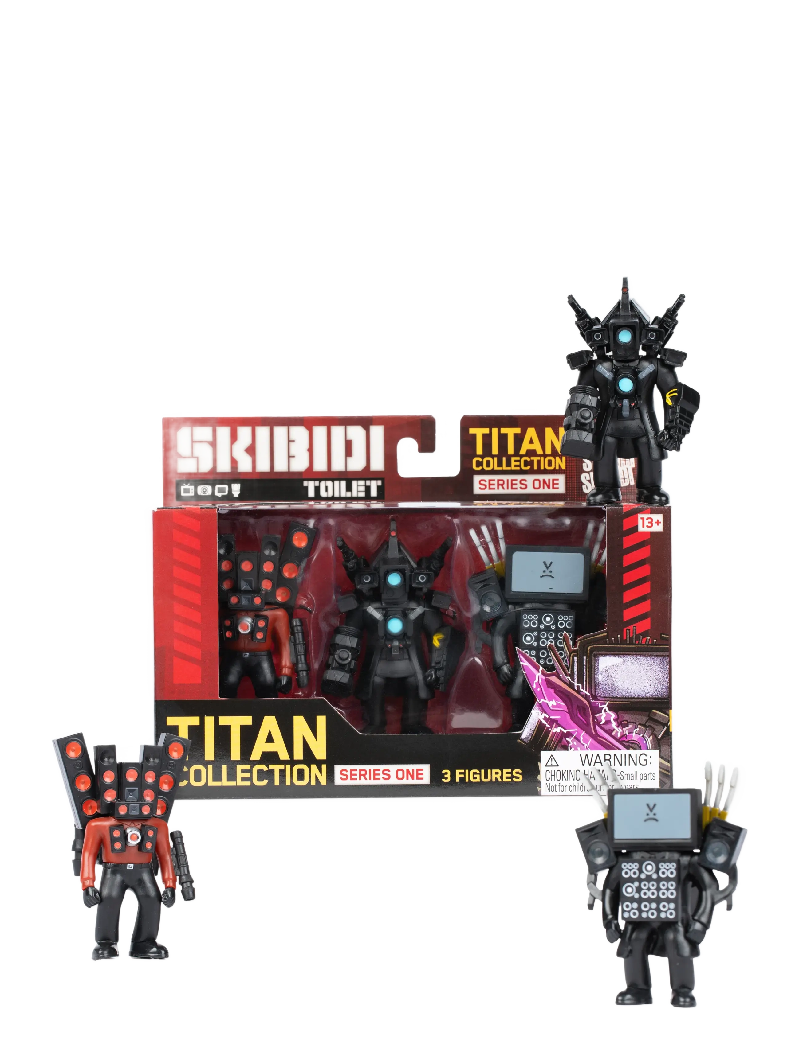Skibdi Toilet - SKIBIDI TOILET TITAN 3 PACK - action-figurer - multi colour - 2