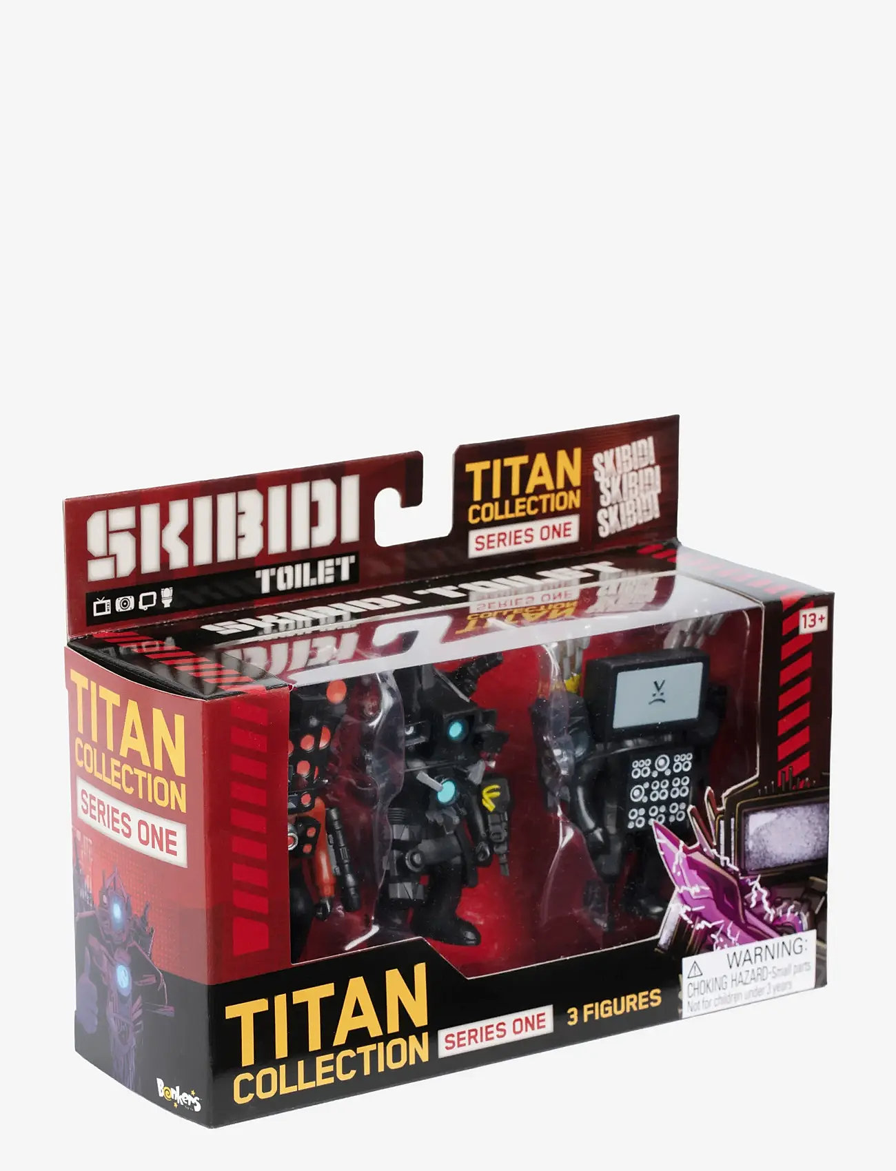 Skibdi Toilet - SKIBIDI TOILET TITAN 3 PACK - action figures - multi colour - 4