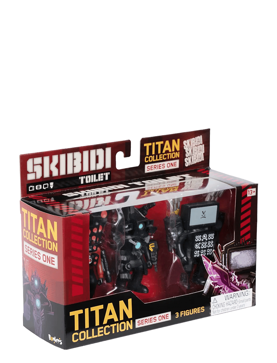Skibdi Toilet - SKIBIDI TOILET TITAN 3 PACK - hasarfígúrur - multi colour - 4