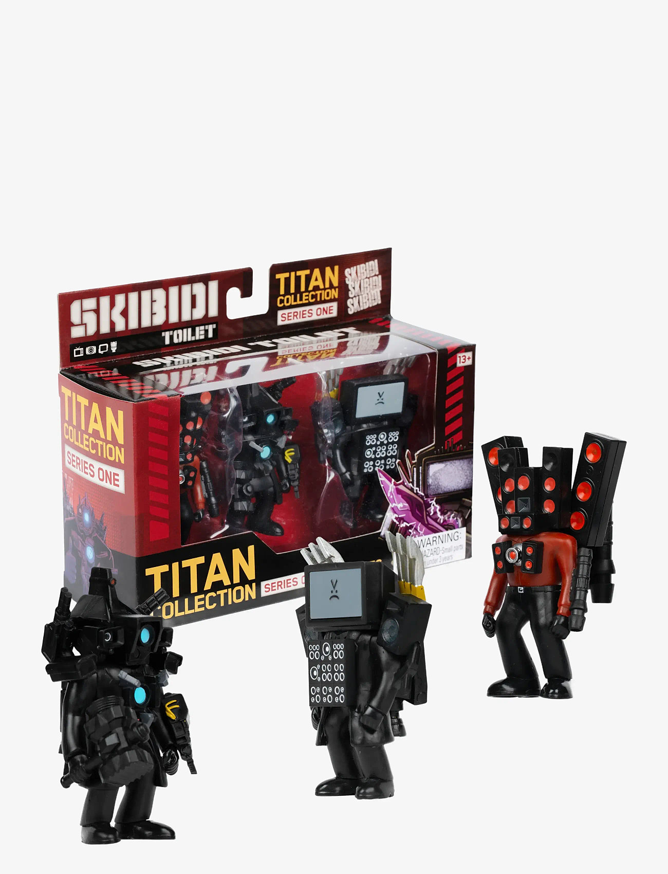 Skibdi Toilet - SKIBIDI TOILET TITAN 3 PACK - action figures - multi colour - 5