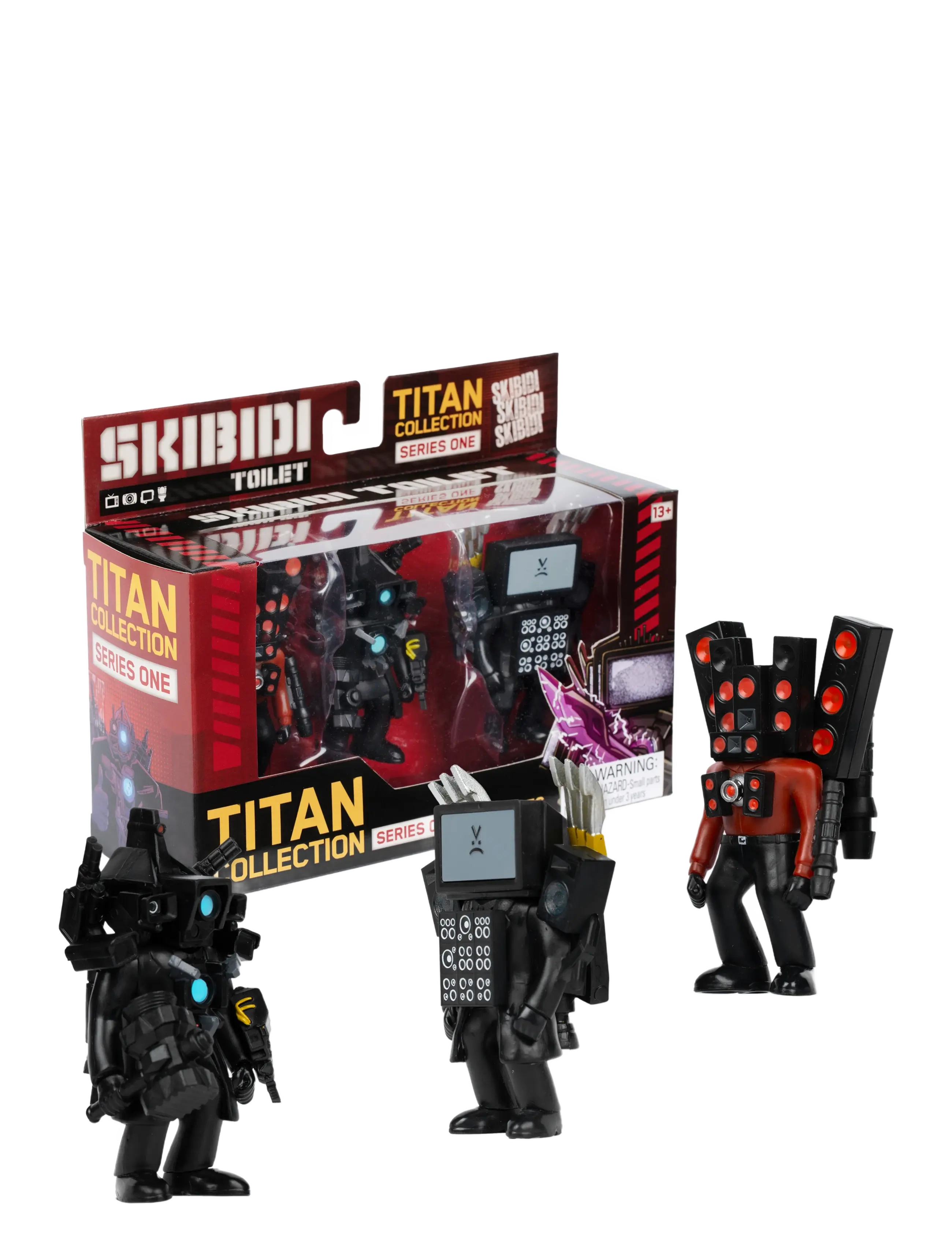Skibdi Toilet - SKIBIDI TOILET TITAN 3 PACK - action-figurer - multi colour - 5