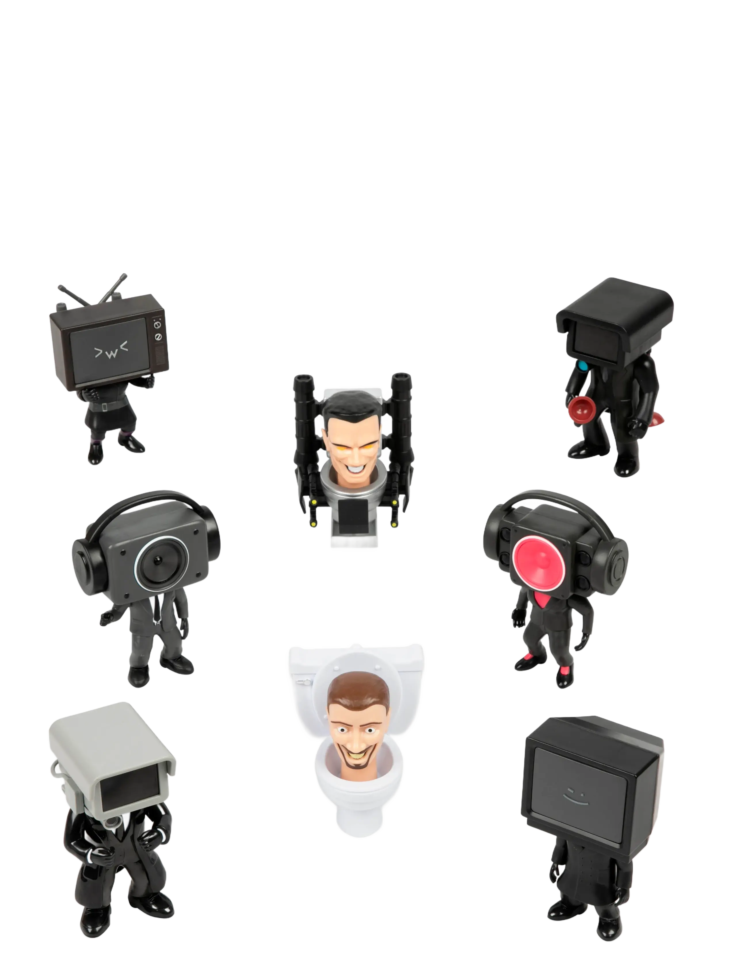 Skibdi Toilet - SKIBIDI TOILET MINI MYSTERY FIGURES ASS CDU - actionfigurer - multi colour - 2