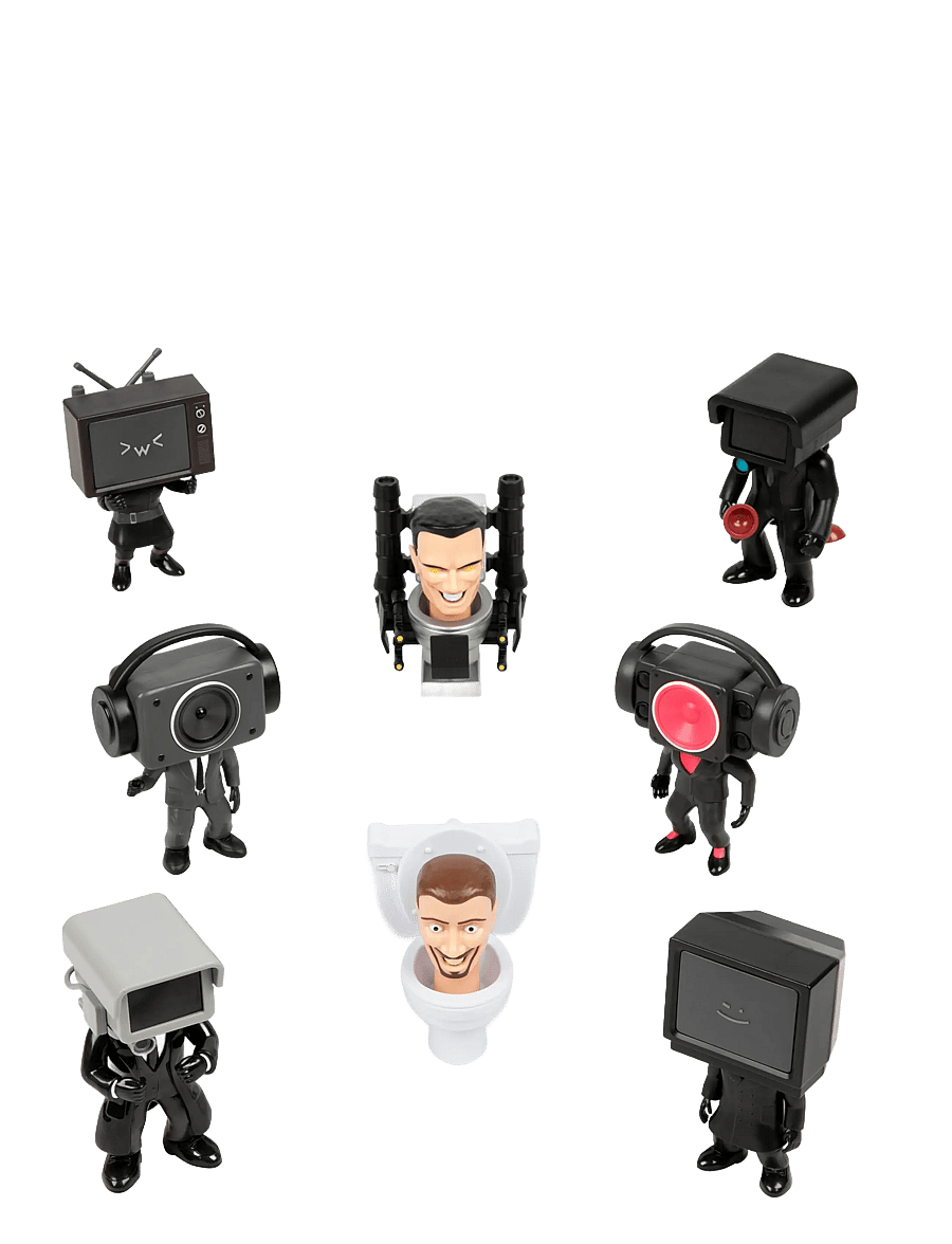 Skibdi Toilet - SKIBIDI TOILET MINI MYSTERY FIGURES ASS CDU - hasarfígúrur - multi colour - 2