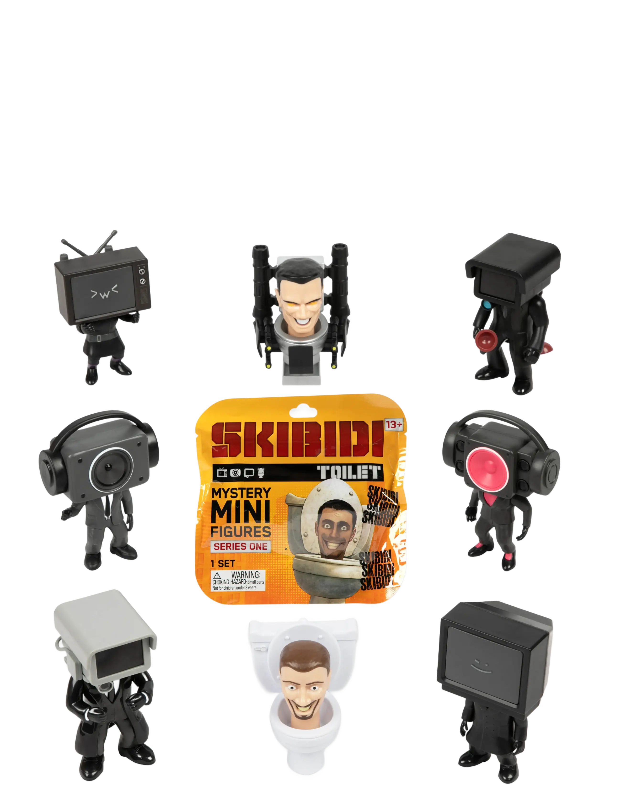 Skibdi Toilet - SKIBIDI TOILET MINI MYSTERY FIGURES ASS CDU - actionfigurer - multi colour - 4