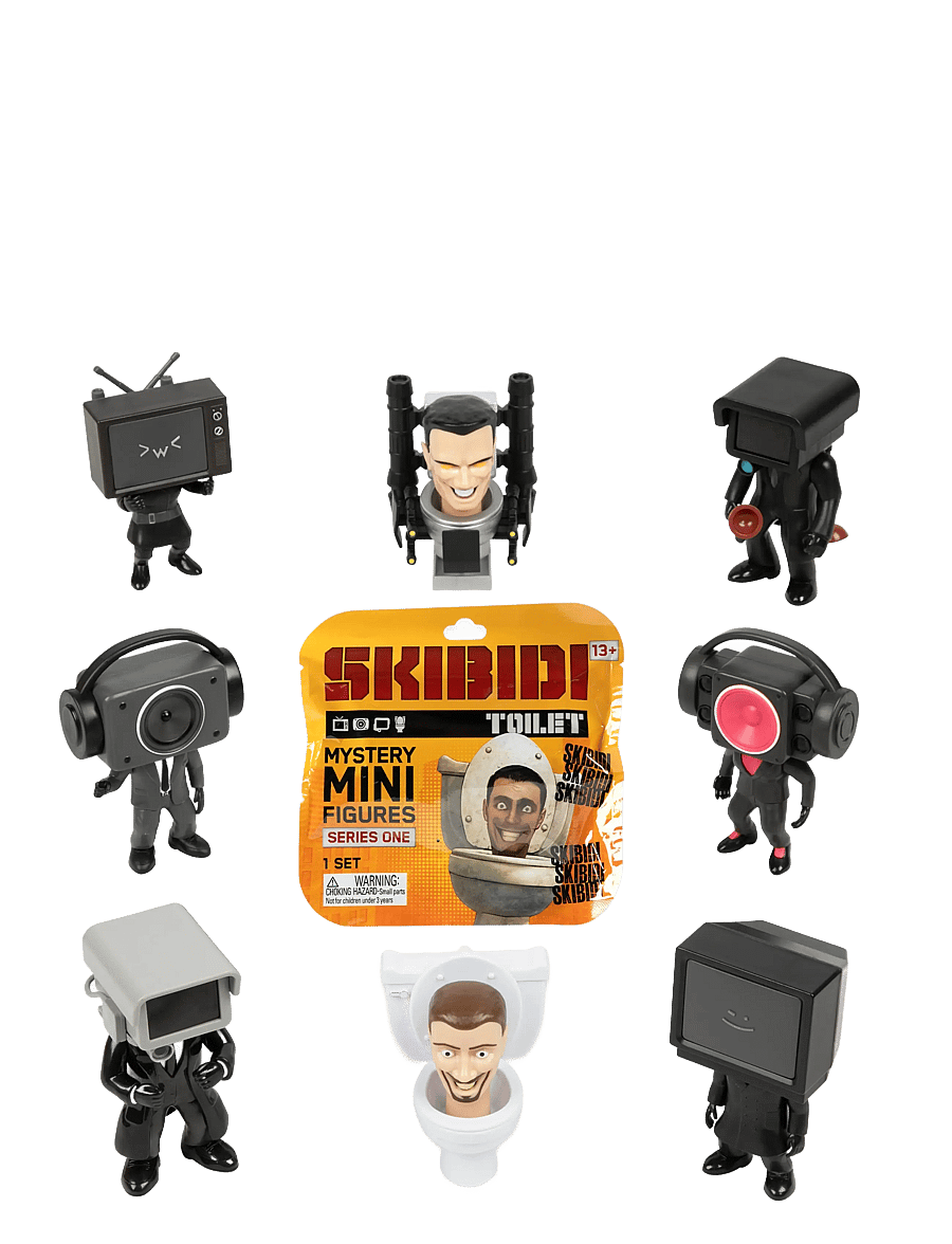 Skibdi Toilet - SKIBIDI TOILET MINI MYSTERY FIGURES ASS CDU - hasarfígúrur - multi colour - 4