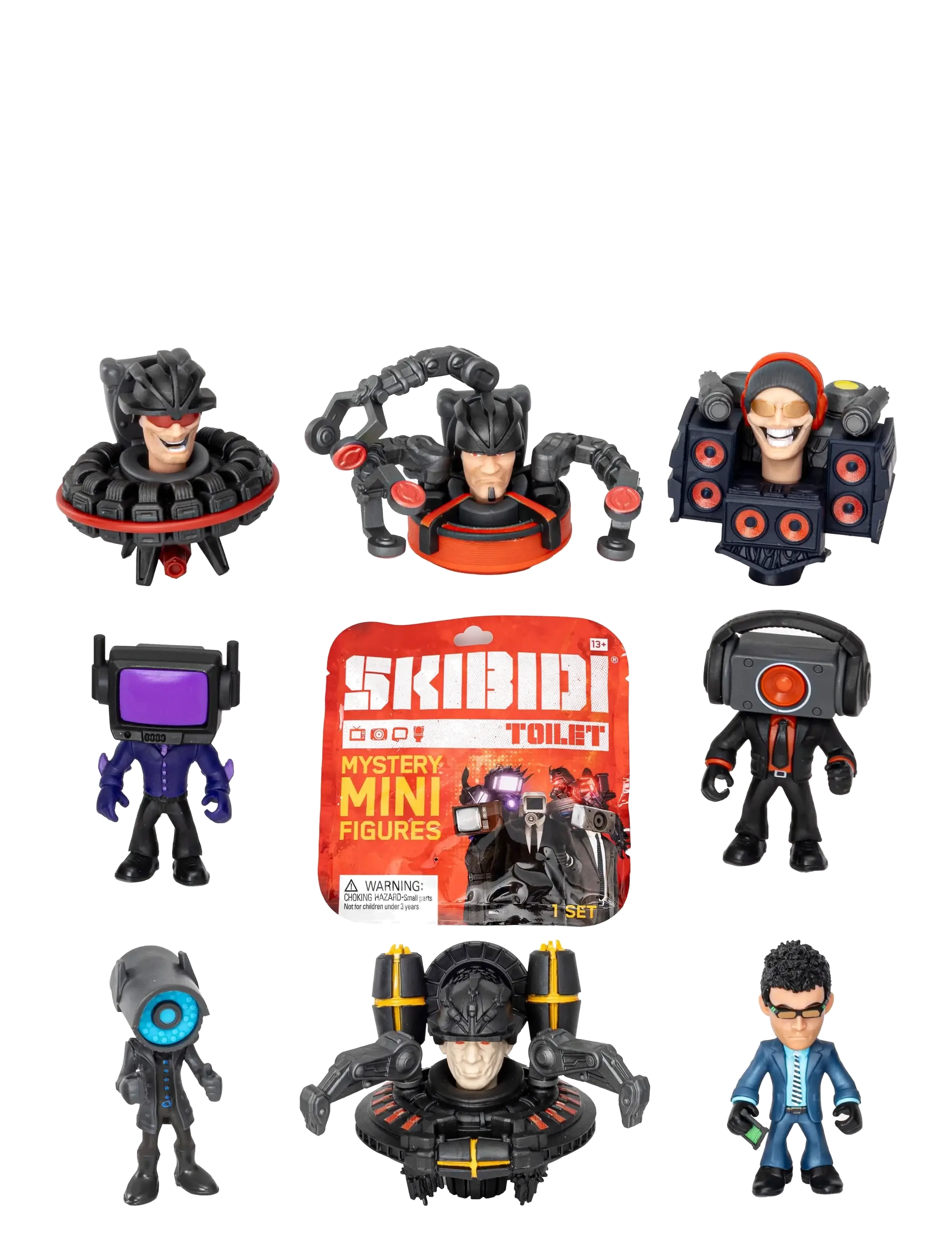 Skibdi Toilet - SKIBIDI TOILET MINI MYSTERY FIGURES 2 ASS CDU - lekesett - multi colour - 2