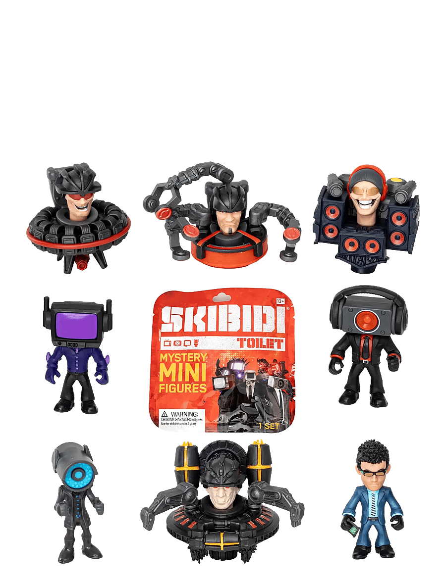 Skibdi Toilet - SKIBIDI TOILET MINI MYSTERY FIGURES 2 ASS CDU - lekesett - multi colour - 2