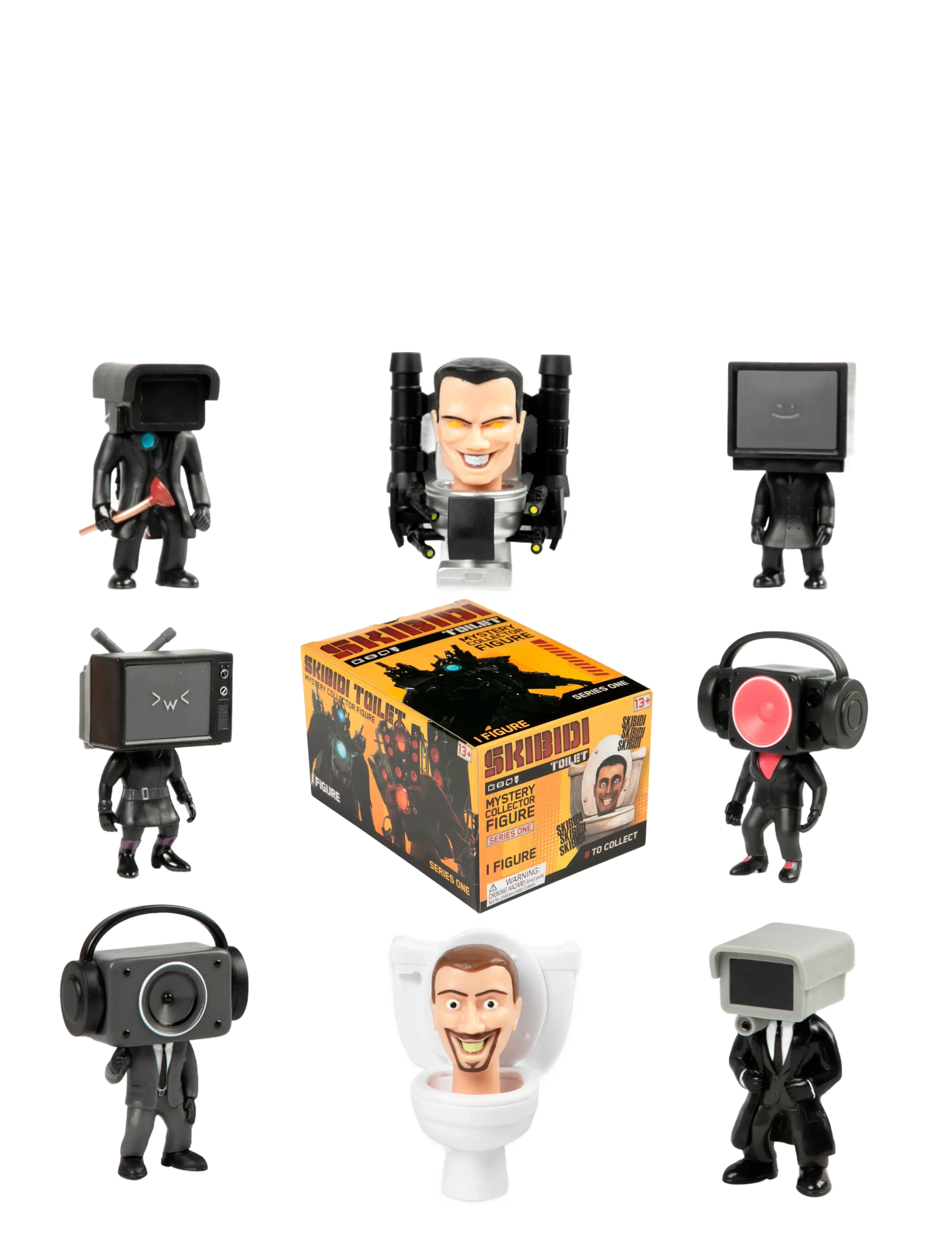 Skibdi Toilet - SKIBIDI TOILET MYSTERY FIGURE COLLECTOR SERIES ASS CDU - actionfigurer - multi colour - 2