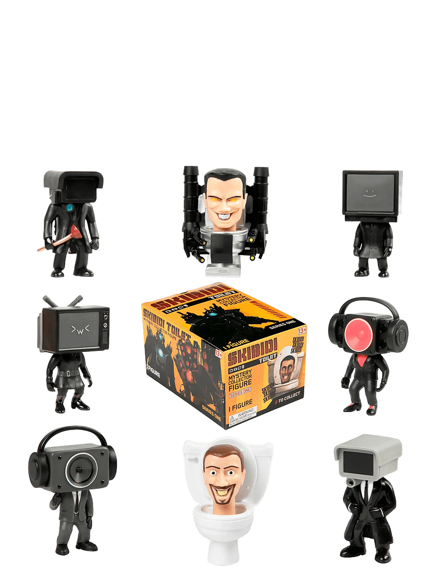 Skibdi Toilet - SKIBIDI TOILET MYSTERY FIGURE COLLECTOR SERIES ASS CDU - hasarfígúrur - multi colour - 2