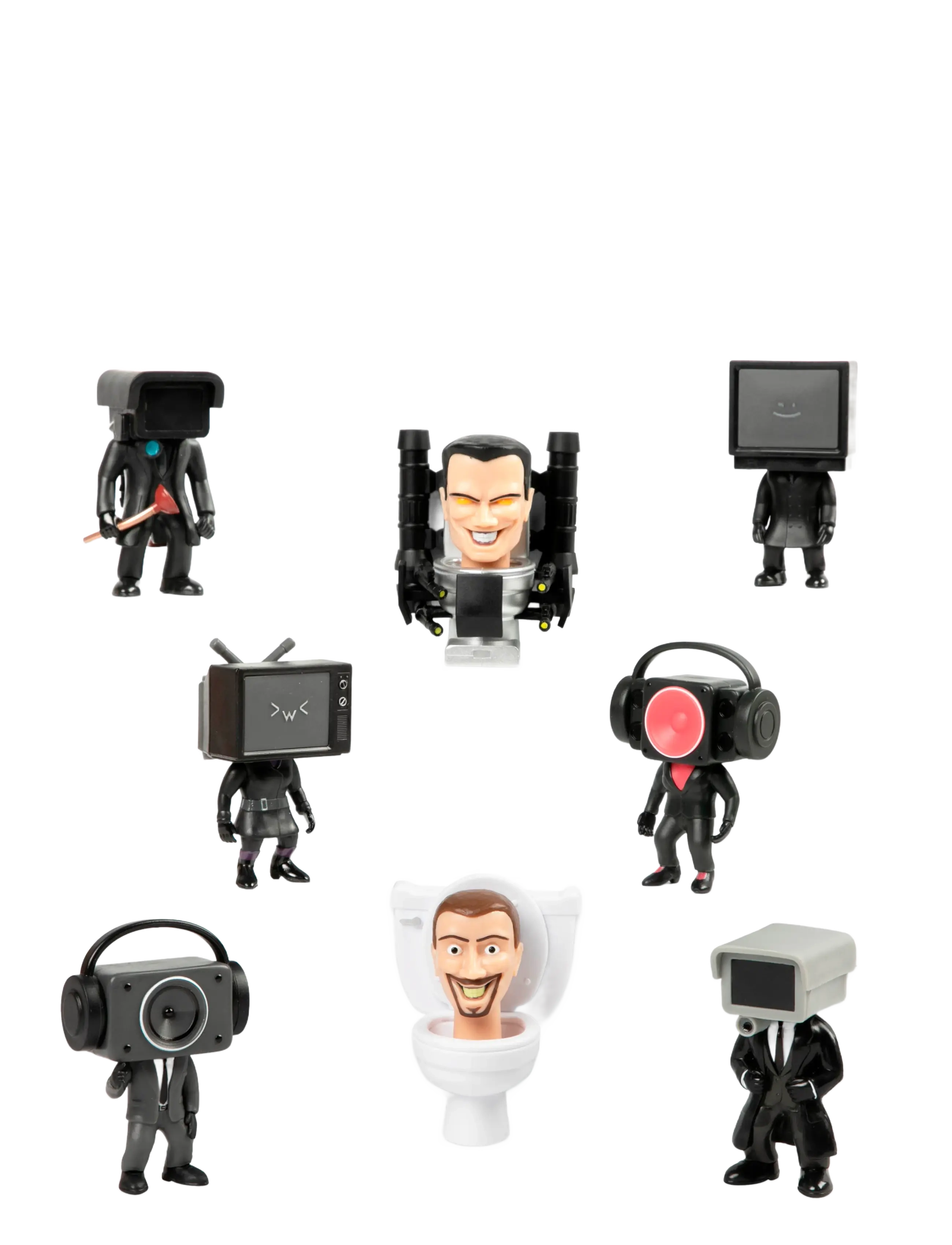 Skibdi Toilet - SKIBIDI TOILET MYSTERY FIGURE COLLECTOR SERIES ASS CDU - actionfigurer - multi colour - 4