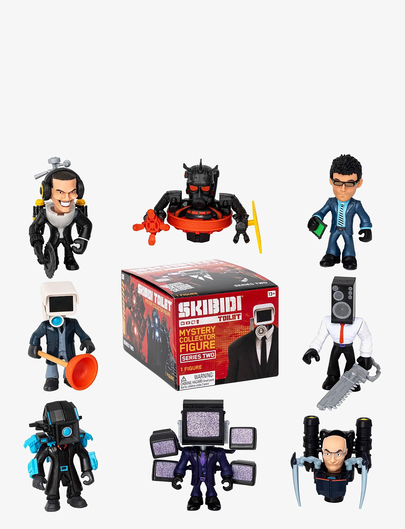 Skibdi Toilet - SKIBIDI TOILET MYSTERY FIGURE COLL SERIES ASS CDU - actionfigurer - multi colour - 2