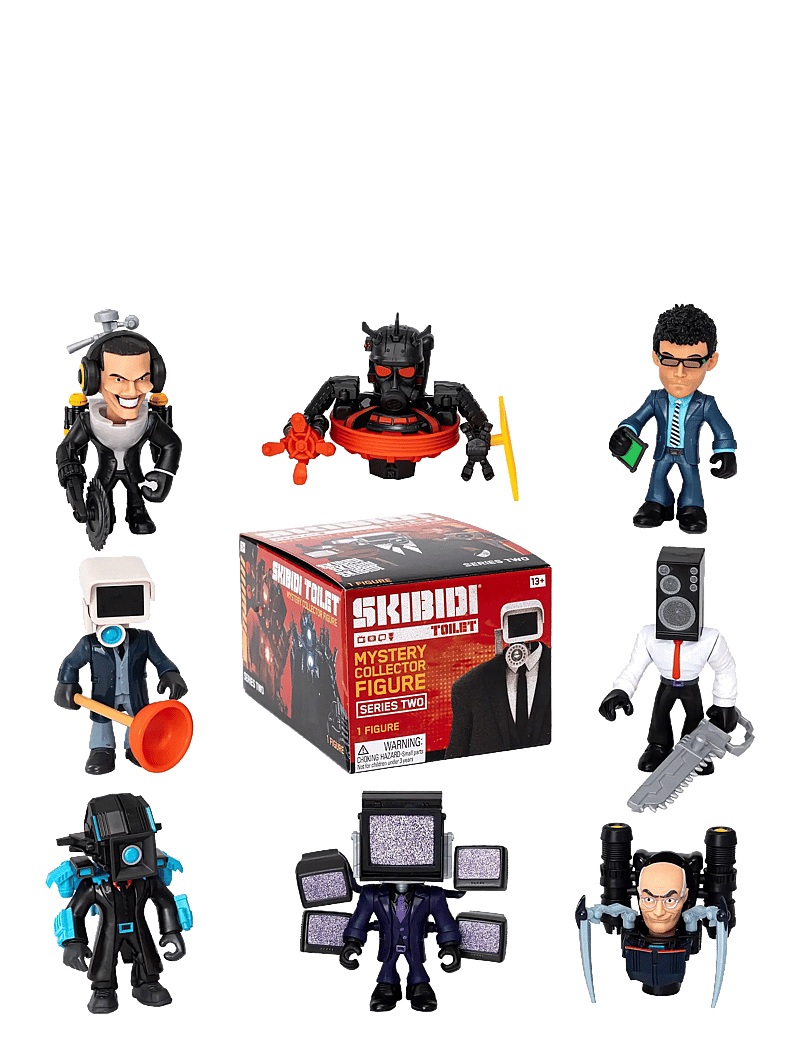 Skibdi Toilet - SKIBIDI TOILET MYSTERY FIGURE COLL SERIES ASS CDU - julegaver under 300kr - multi colour - 1