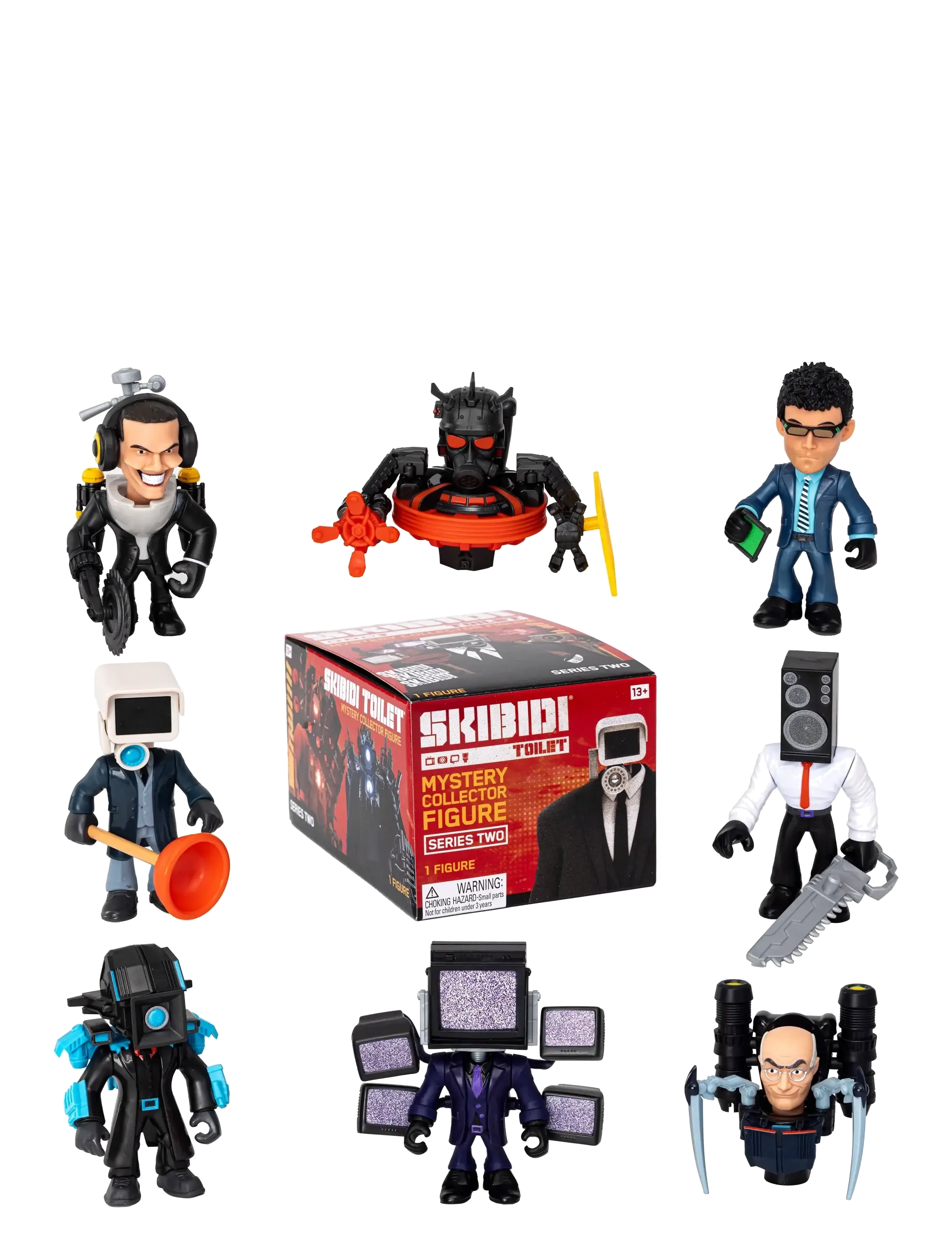 Skibdi Toilet - SKIBIDI TOILET MYSTERY FIGURE COLL SERIES ASS CDU - actionfigurer - multi colour - 2