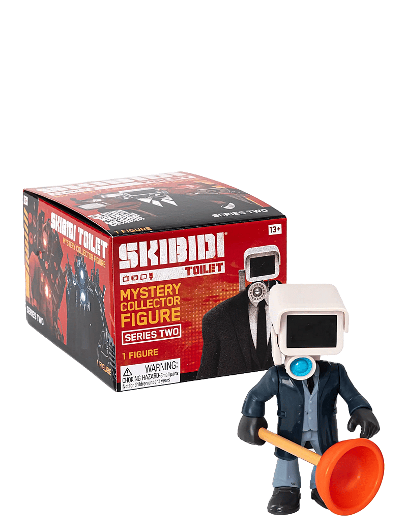 Skibdi Toilet - SKIBIDI TOILET MYSTERY FIGURE COLL SERIES ASS CDU - julegaver under 300kr - multi colour - 3