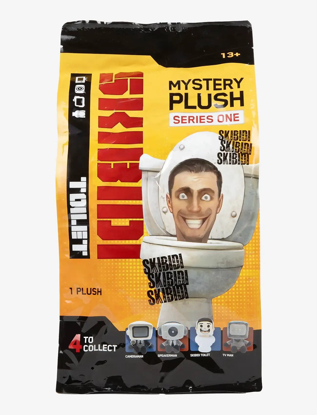 Skibdi Toilet - SKIBIDI TOILET 28 CM MYSTERY PLUSH ASS - bamser - multi colour - 0