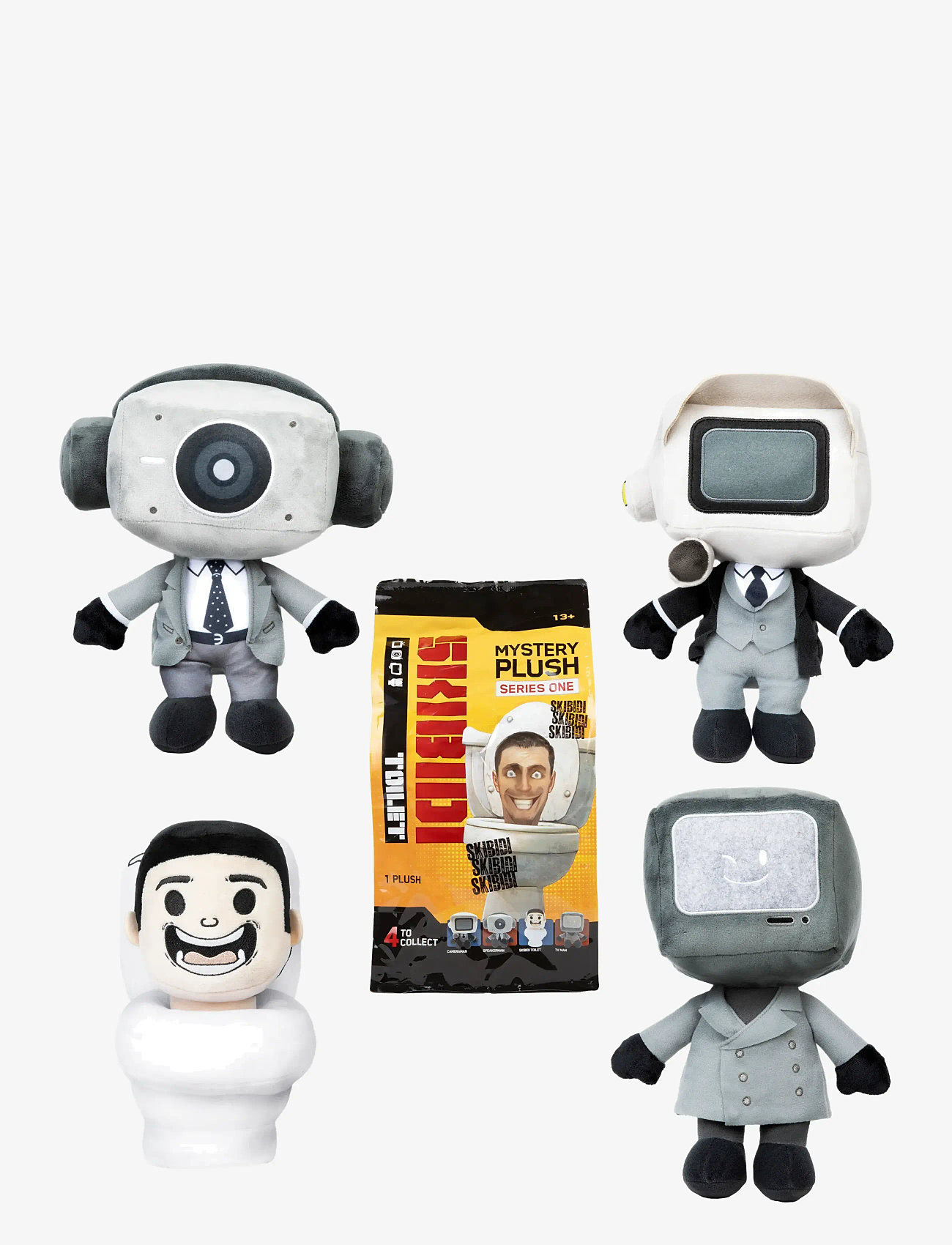 Skibdi Toilet - SKIBIDI TOILET 28 CM MYSTERY PLUSH ASS - bamser - multi colour - 1