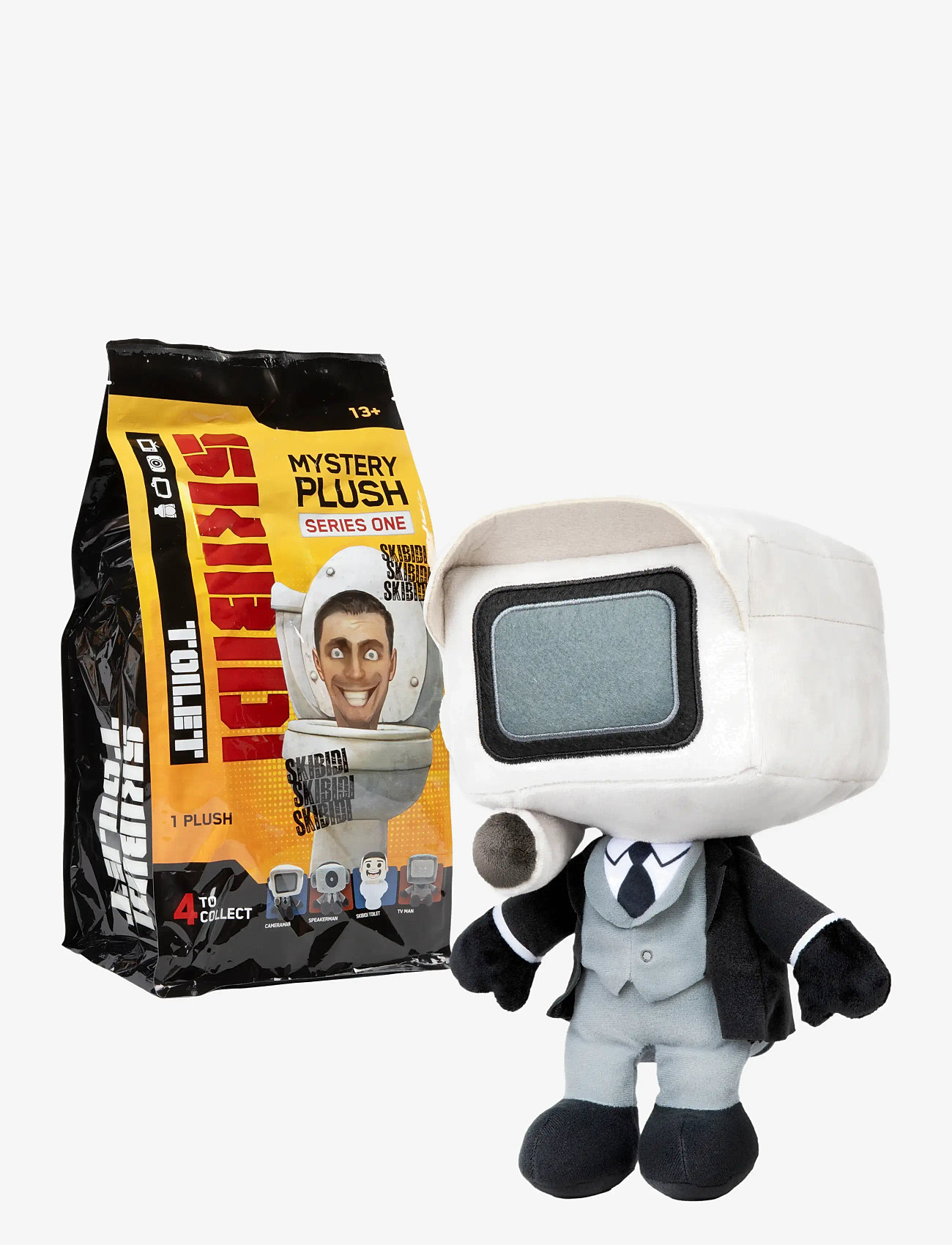 Skibdi Toilet - SKIBIDI TOILET 28 CM MYSTERY PLUSH ASS - bamser - multi colour - 4