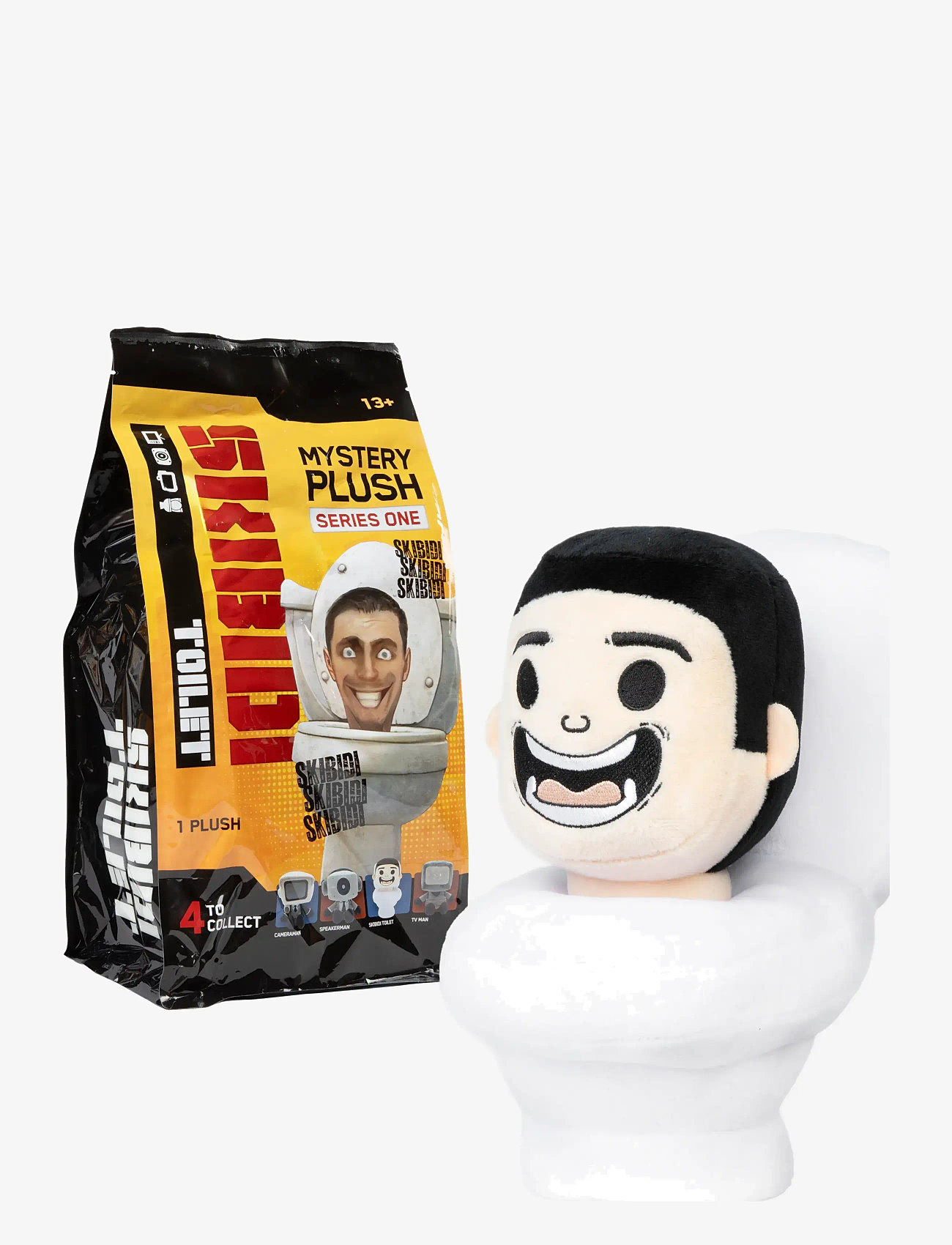 Skibdi Toilet - SKIBIDI TOILET 28 CM MYSTERY PLUSH ASS - bamser - multi colour - 5