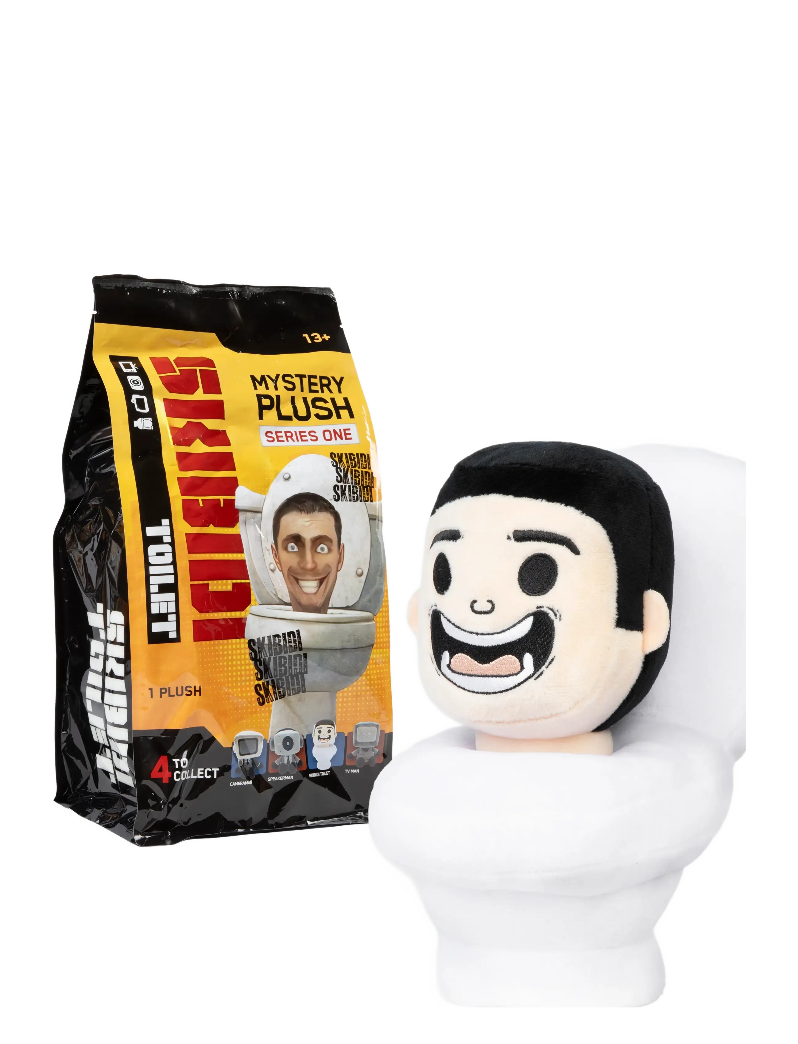 Skibdi Toilet - SKIBIDI TOILET 28 CM MYSTERY PLUSH ASS - mjuka leksaker - multi colour - 5