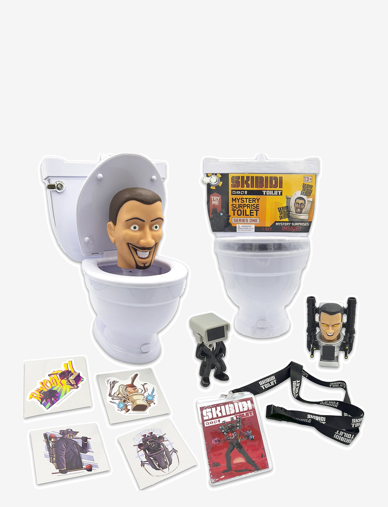 Skibdi Toilet - SKIBIDI TOILET MYSTERY SURPRISE TOILET - action-figurer - multi colour - 3