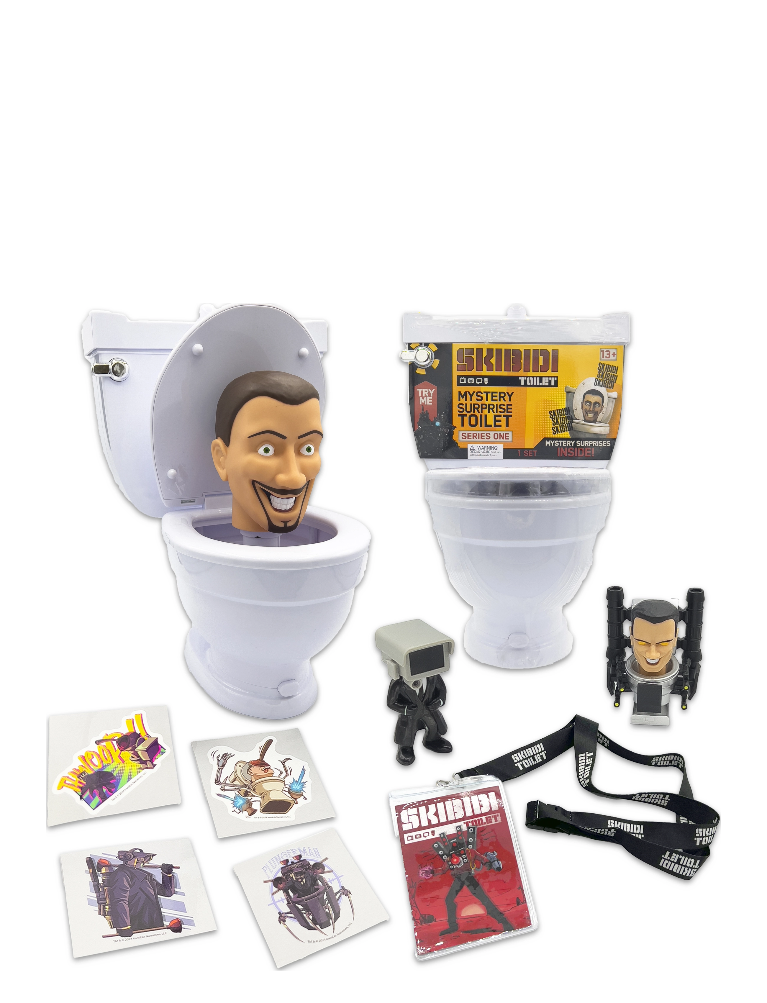 Skibdi Toilet - SKIBIDI TOILET MYSTERY SURPRISE TOILET - legetøjsfigurer & sæt - multi colour - 3
