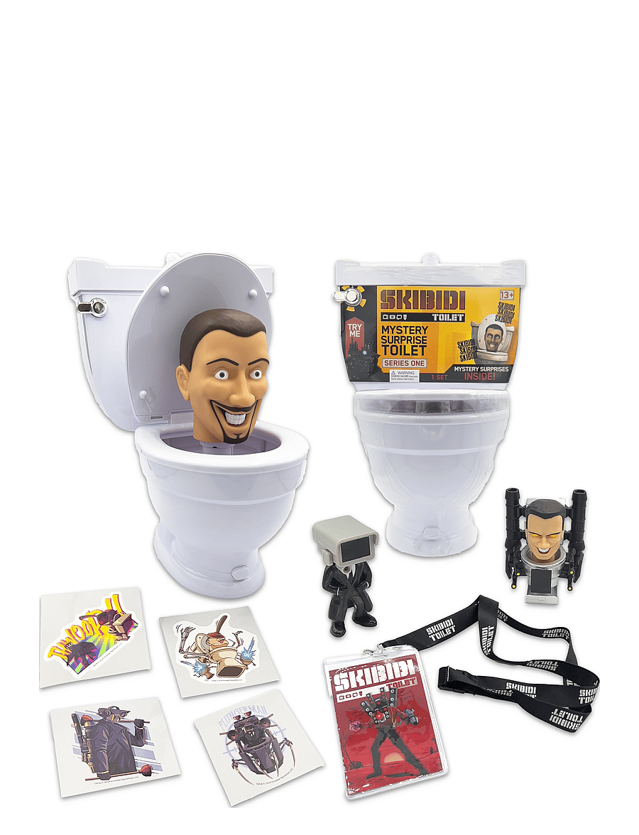 Skibdi Toilet - SKIBIDI TOILET MYSTERY SURPRISE TOILET - hasarfígúrur - multi colour - 3
