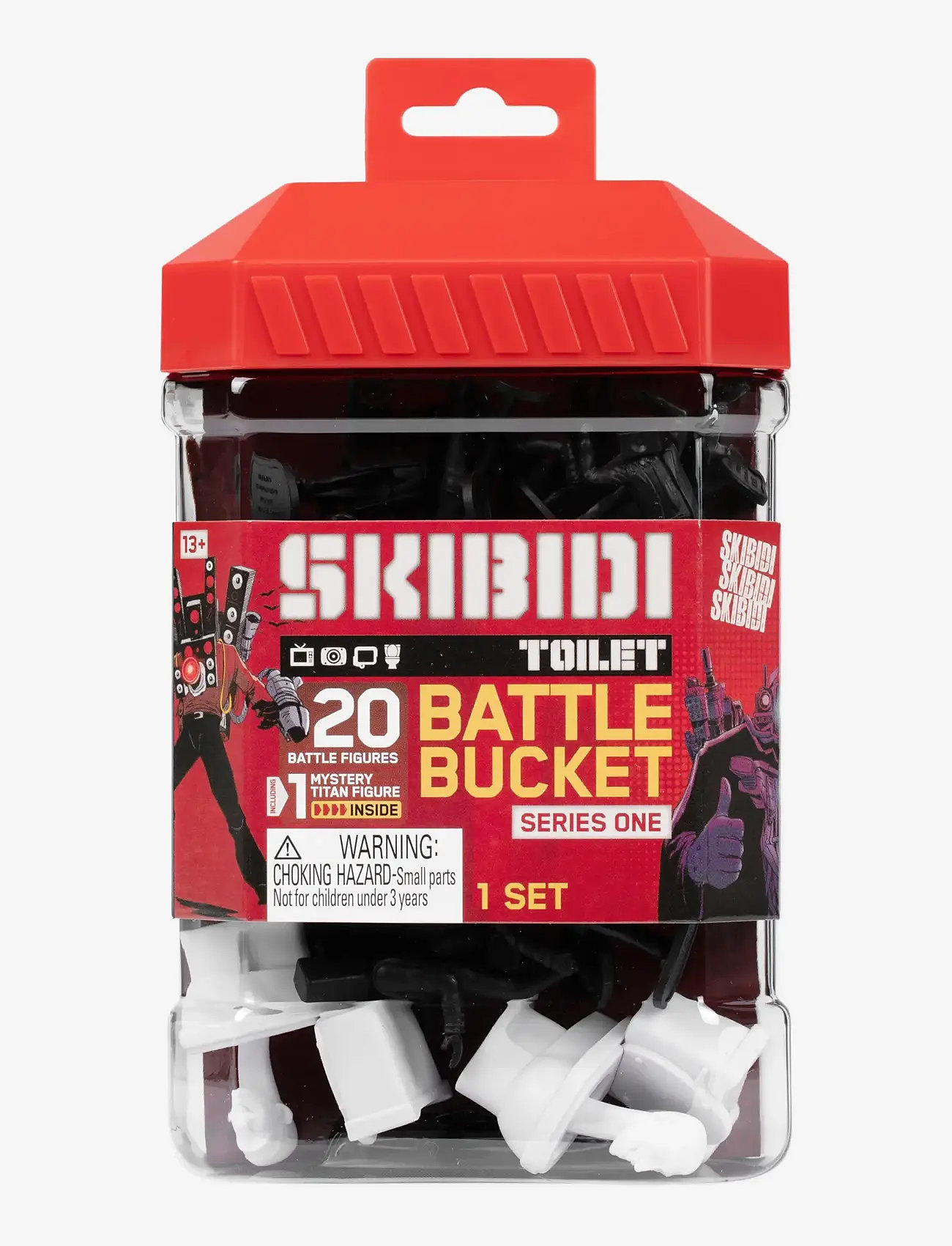 Skibdi Toilet - SKIBIDI TOILET BATTLE BUCKET - actionfigurer - multi colour - 0