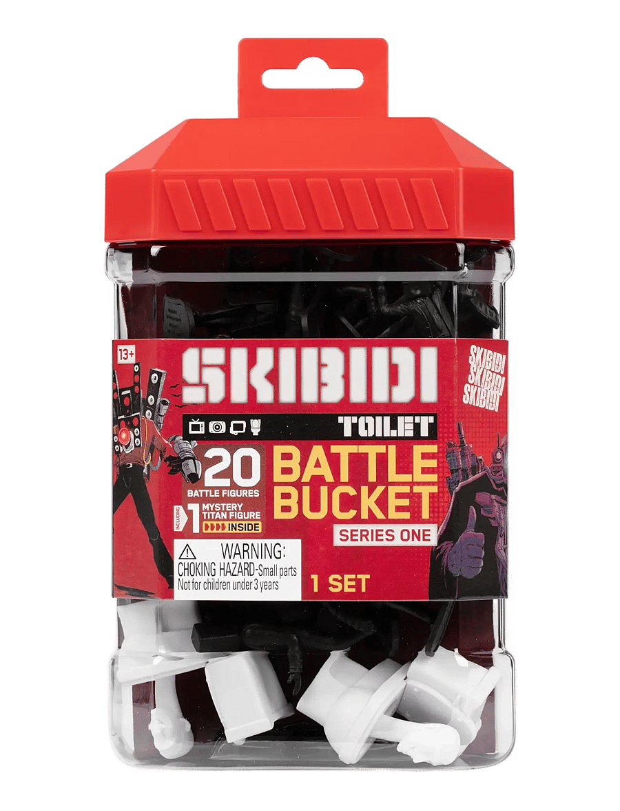 Skibdi Toilet - SKIBIDI TOILET BATTLE BUCKET - hasarfígúrur - multi colour - 0