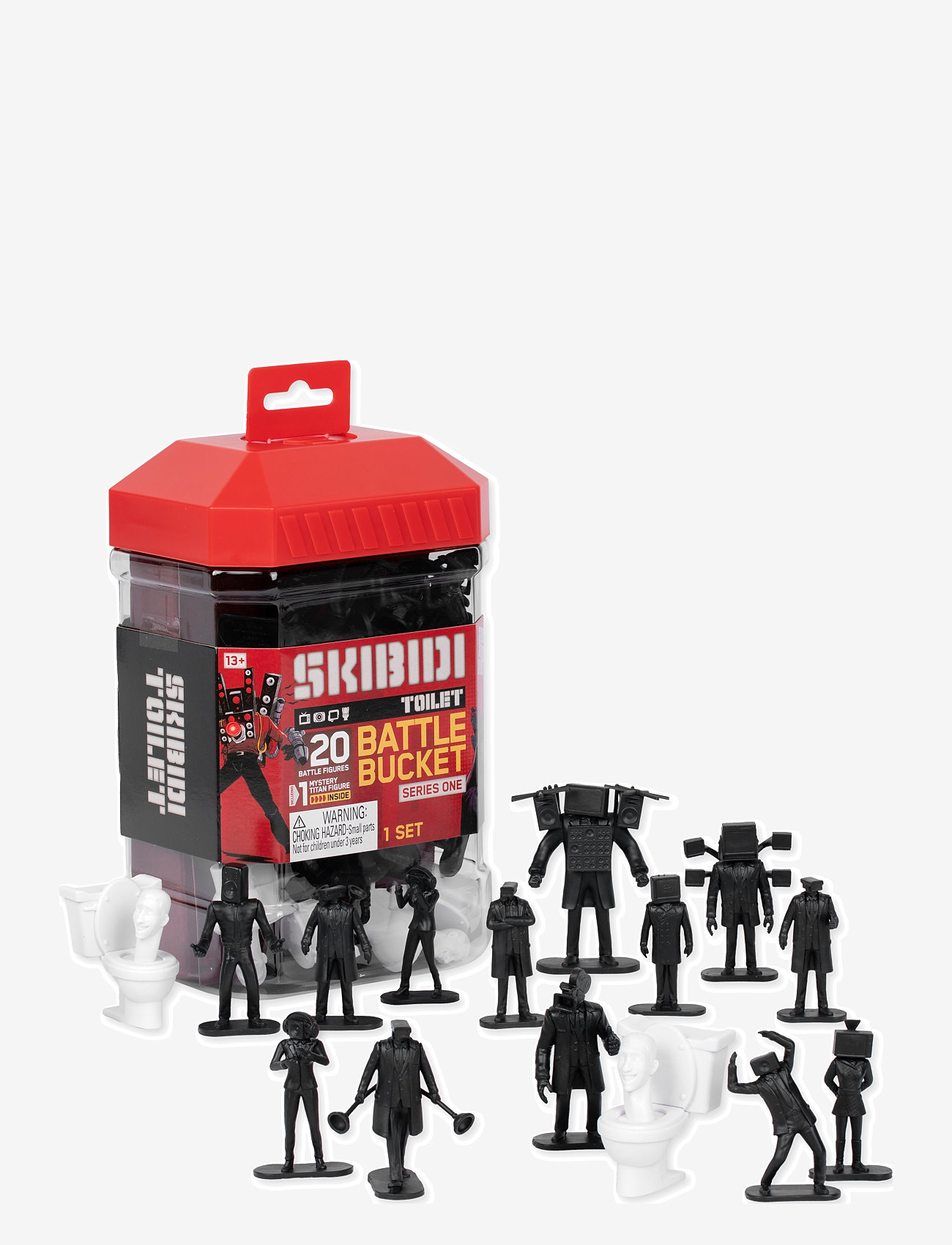 Skibdi Toilet - SKIBIDI TOILET BATTLE BUCKET - actionfigurer - multi colour - 1