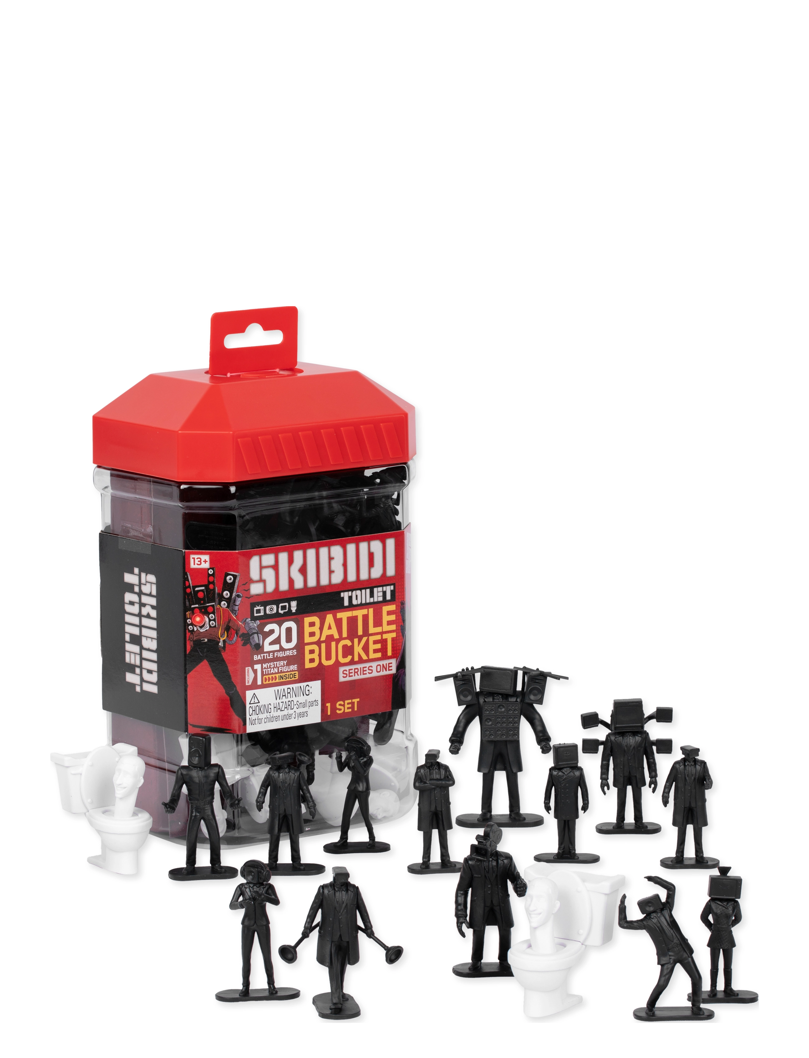 Skibdi Toilet - SKIBIDI TOILET BATTLE BUCKET - actionfigurer - multi colour - 1