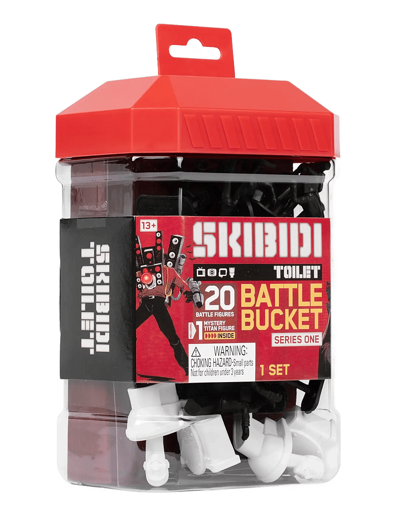 Skibidi Toilet Battle Bucket Pack 20 Figuras De Accion Skibidi Toilet Battle Bucket Pack 20 Figuras De Accion