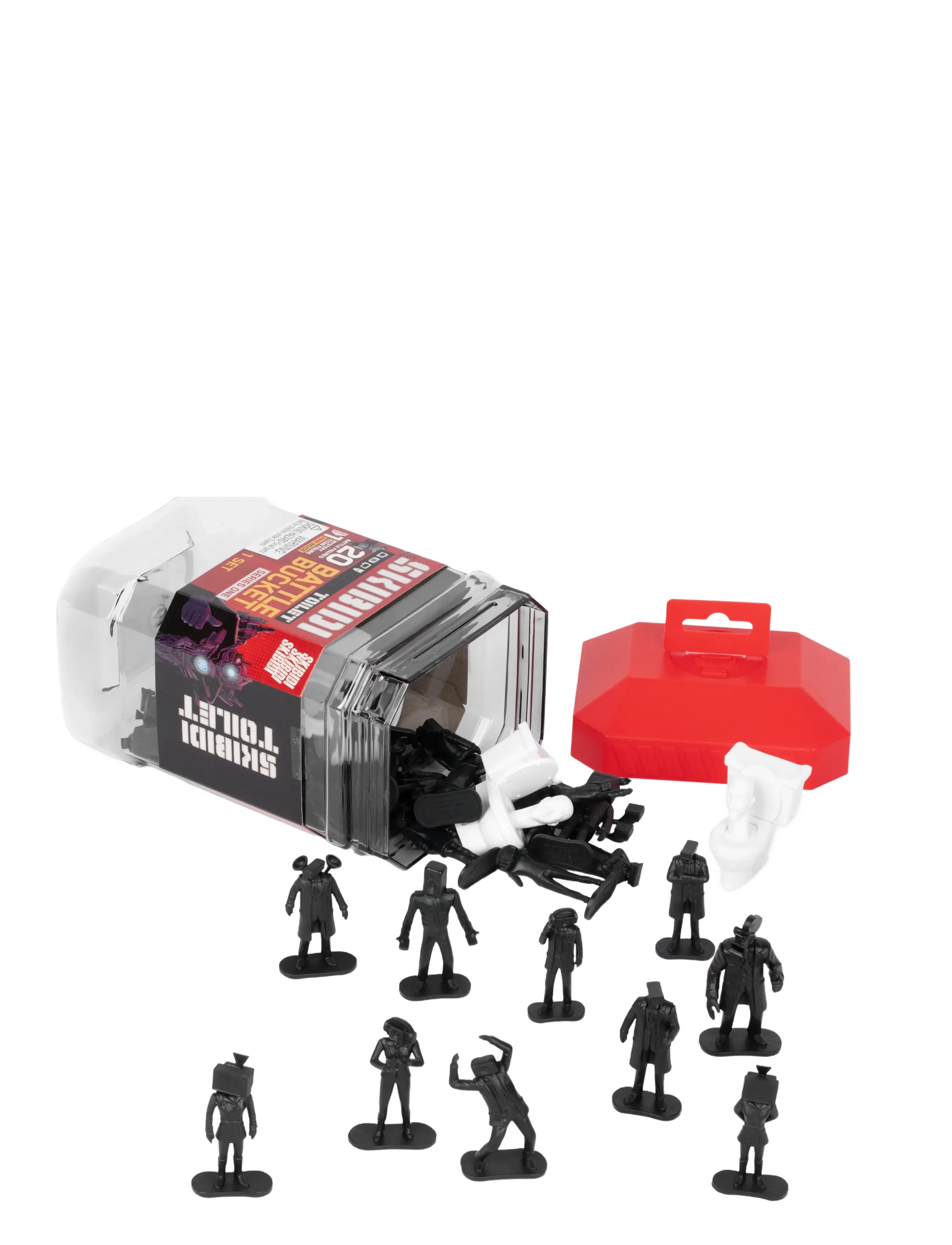 Skibdi Toilet - SKIBIDI TOILET BATTLE BUCKET - actionfigurer - multi colour - 4
