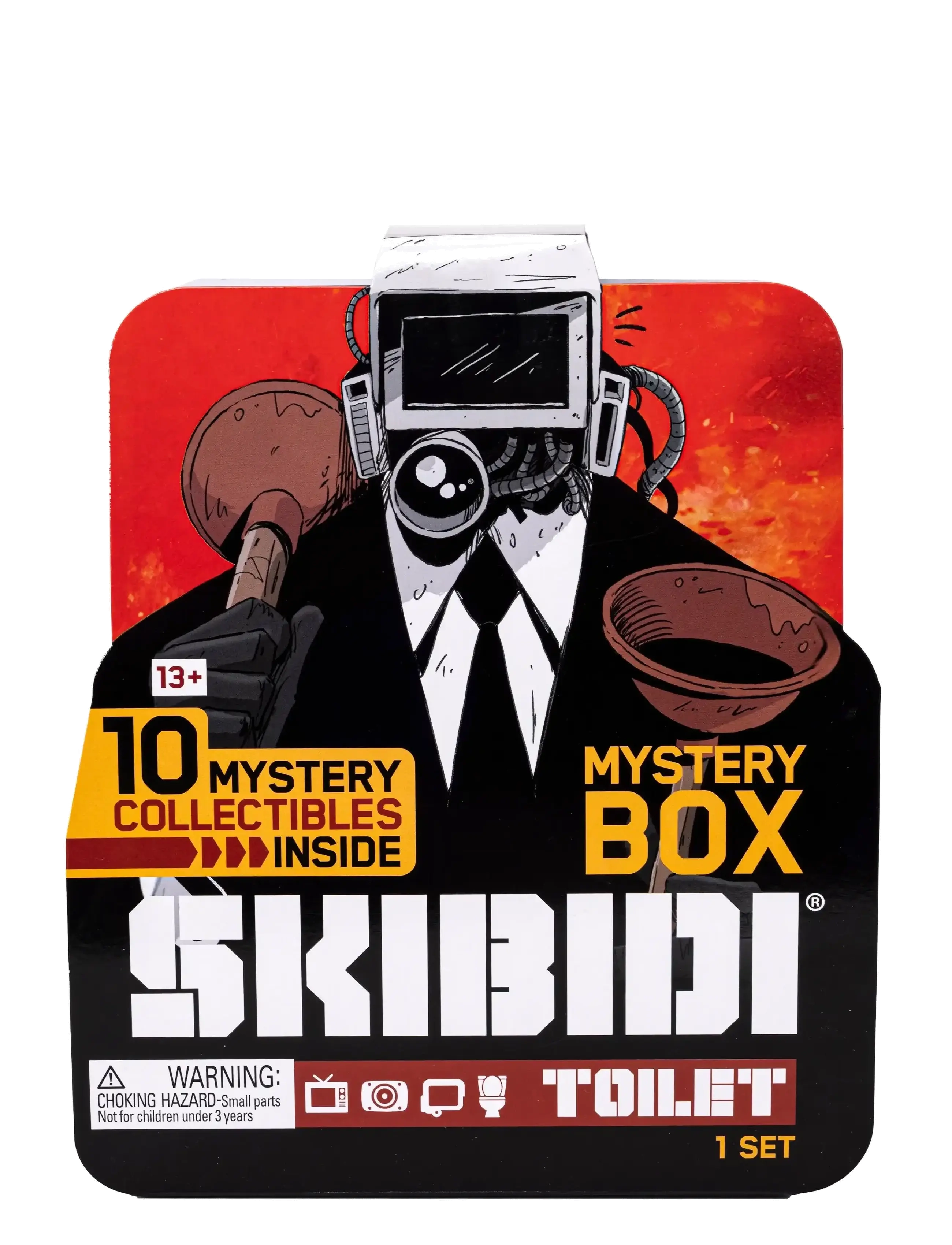 Skibdi Toilet Skibidi Toilet Mystery Box, Movies & Fairy Tale Characters, Sort, Str: ONE SIZE