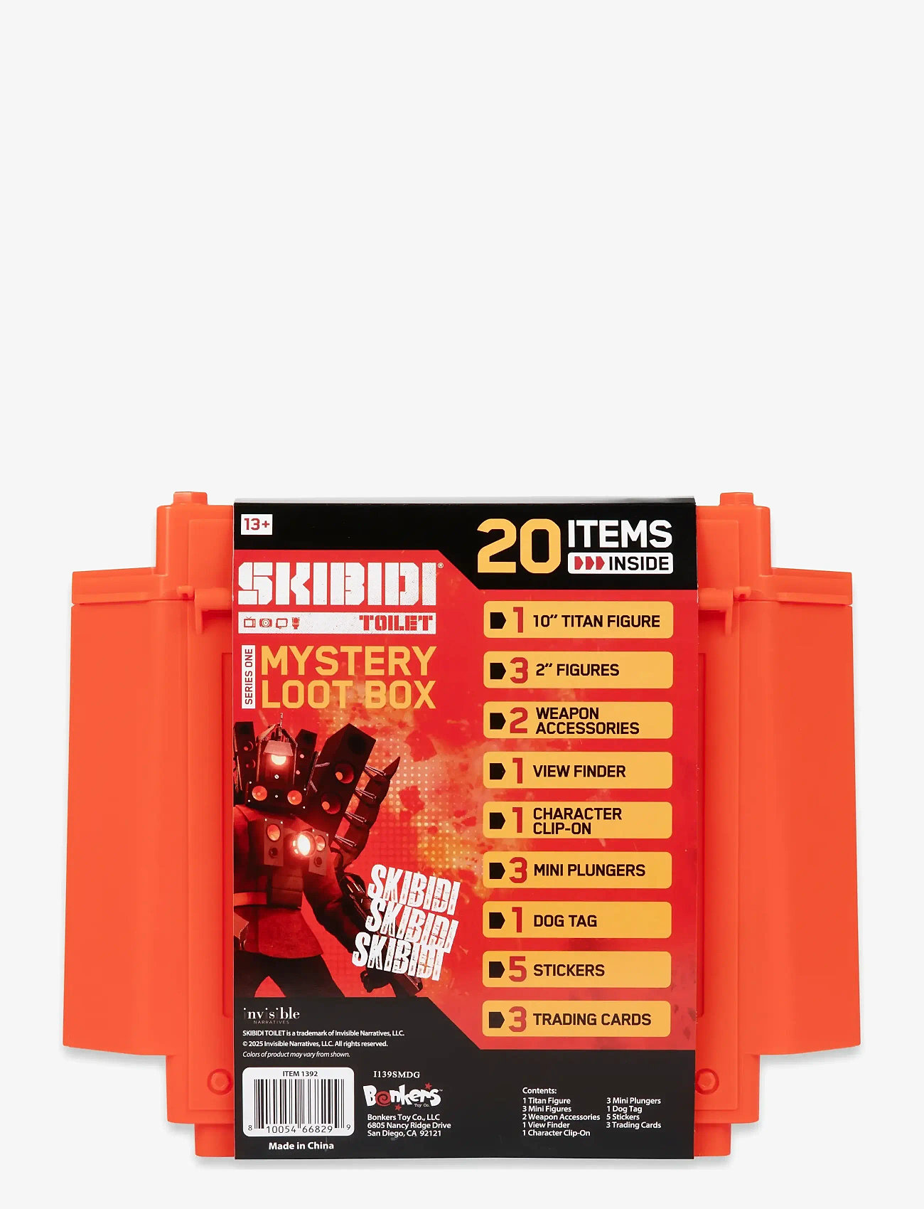 Skibdi Toilet - SKIBIDI TOILET GIANT MYSTERY SURPRISE LOOT BOX - legesæt - multi colour - 1