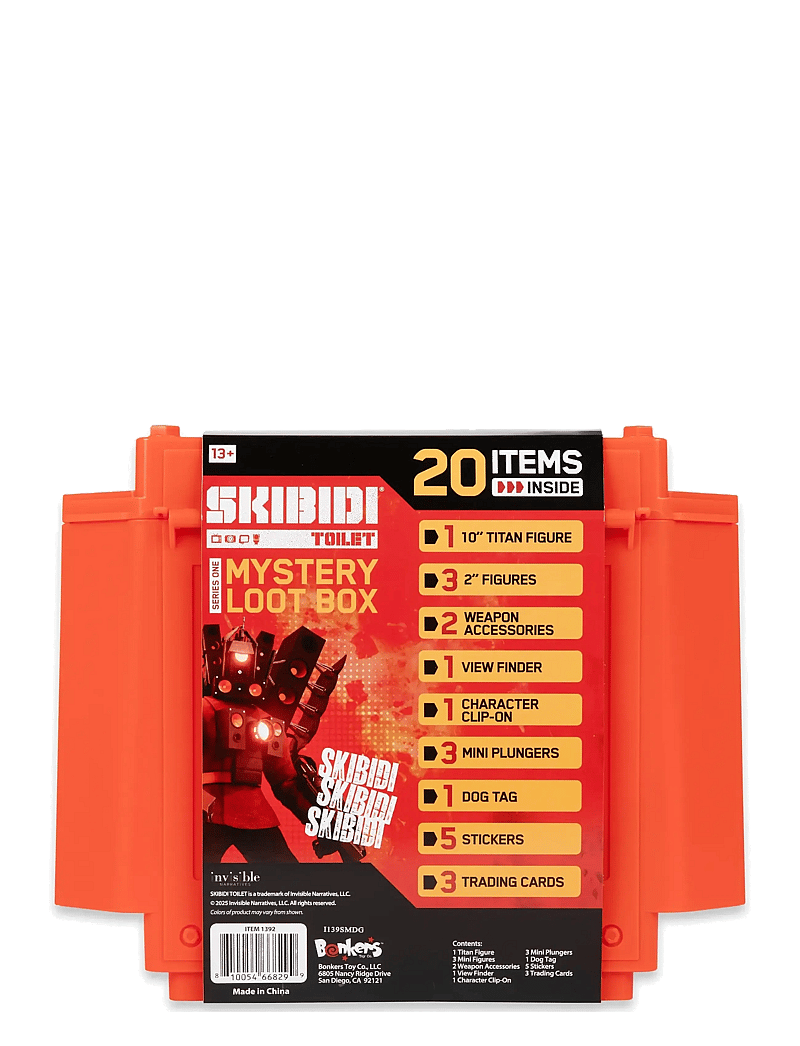 Skibdi Toilet - SKIBIDI TOILET GIANT MYSTERY SURPRISE LOOT BOX - legesæt - multi colour - 1