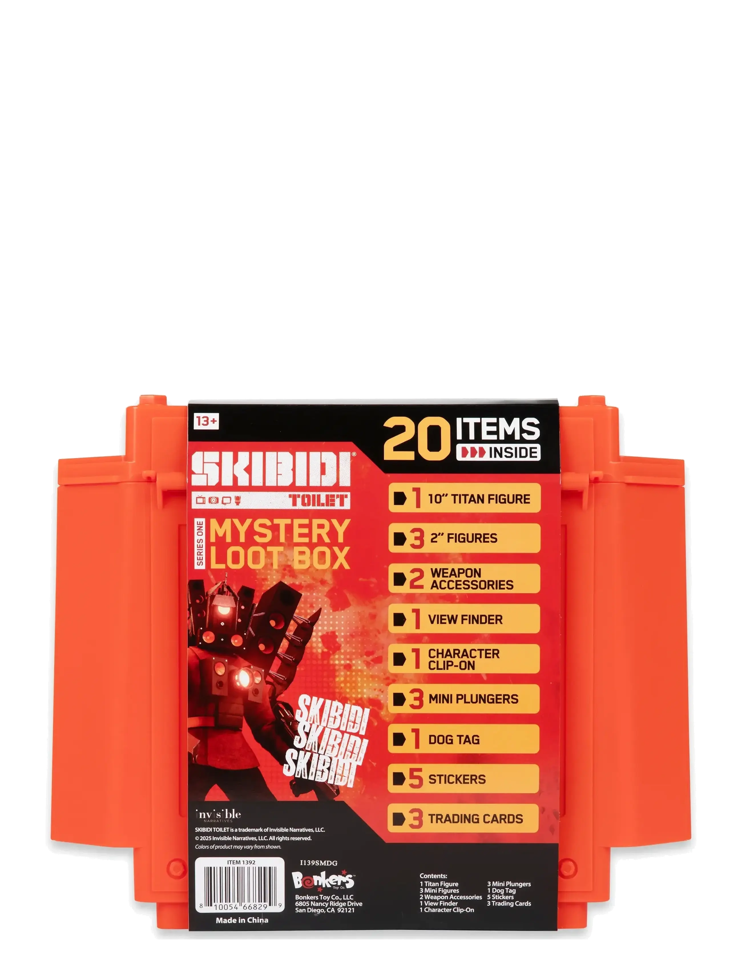 Skibdi Toilet - SKIBIDI TOILET GIANT MYSTERY SURPRISE LOOT BOX - legesæt - multi colour - 1