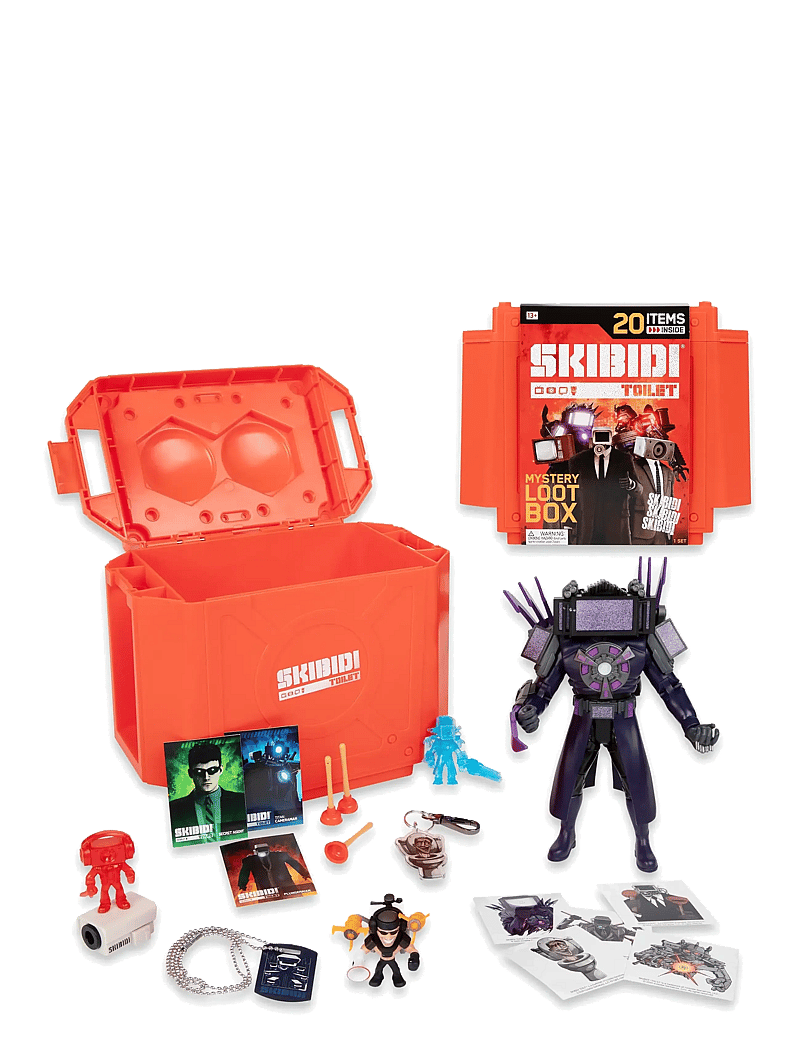 Skibdi Toilet - SKIBIDI TOILET GIANT MYSTERY SURPRISE LOOT BOX - legesæt - multi colour - 3
