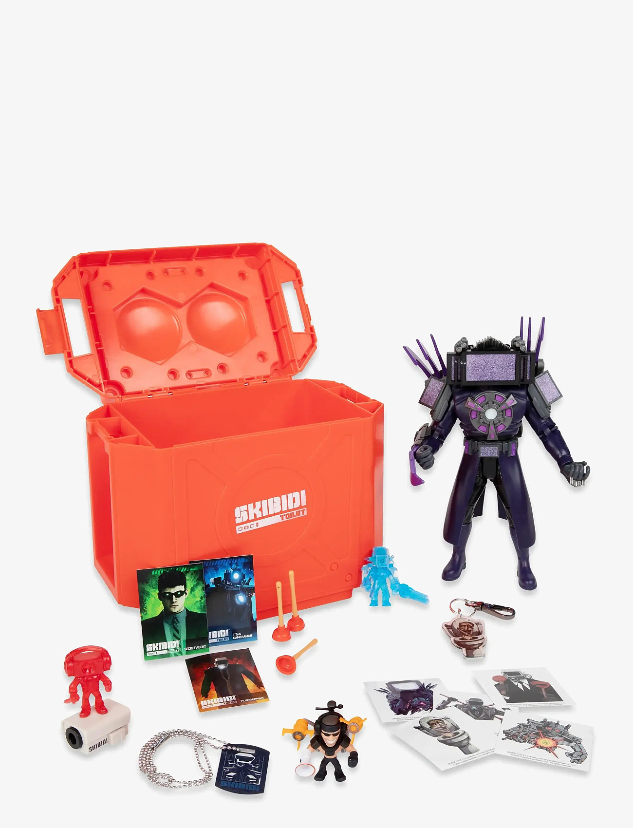 Skibdi Toilet - SKIBIDI TOILET GIANT MYSTERY SURPRISE LOOT BOX - legesæt - multi colour - 4