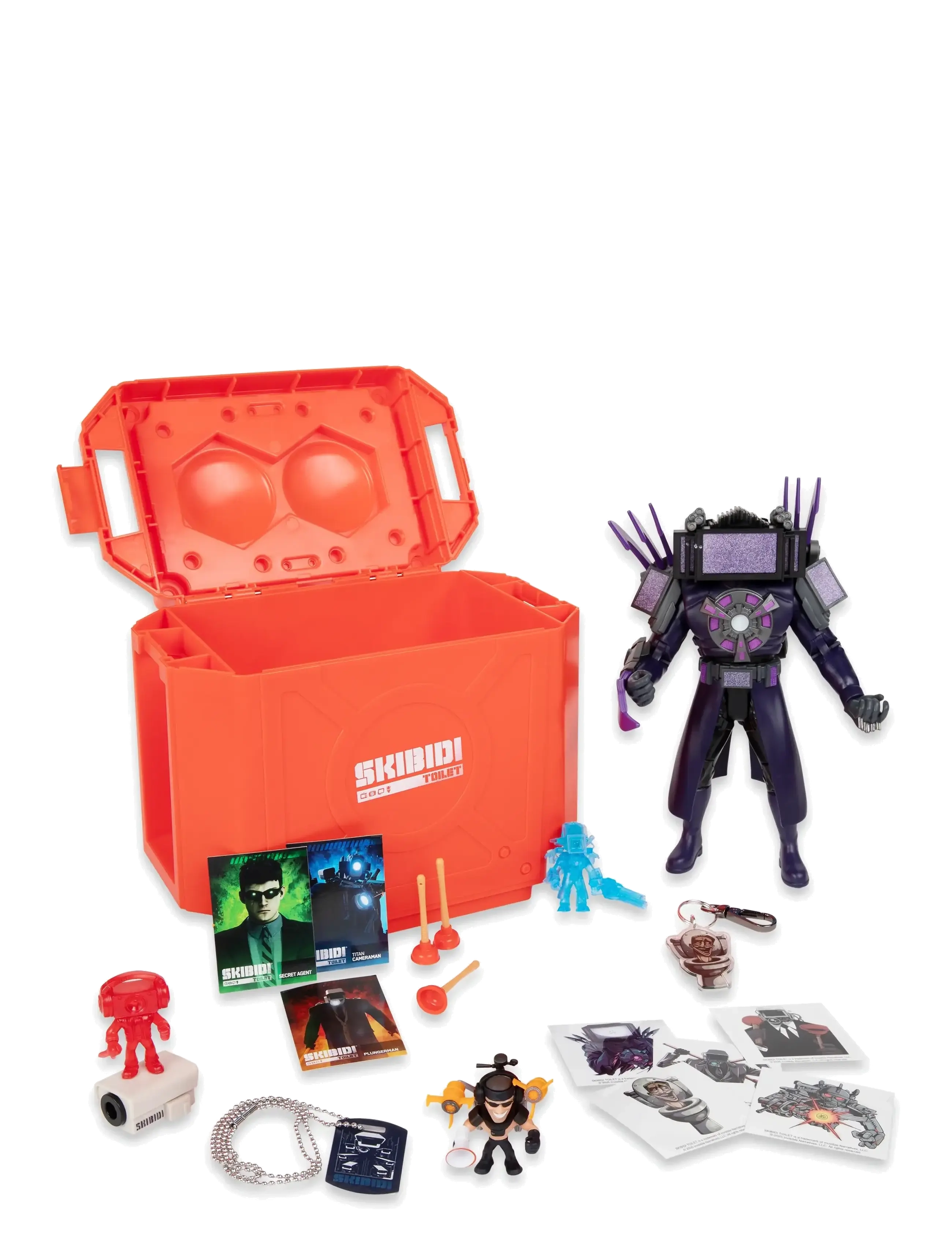 Skibdi Toilet - SKIBIDI TOILET GIANT MYSTERY SURPRISE LOOT BOX - legesæt - multi colour - 4