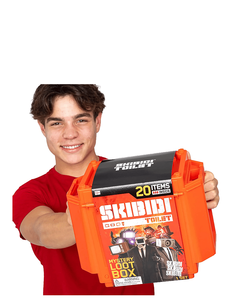 Skibdi Toilet - SKIBIDI TOILET GIANT MYSTERY SURPRISE LOOT BOX - legesæt - multi colour - 5