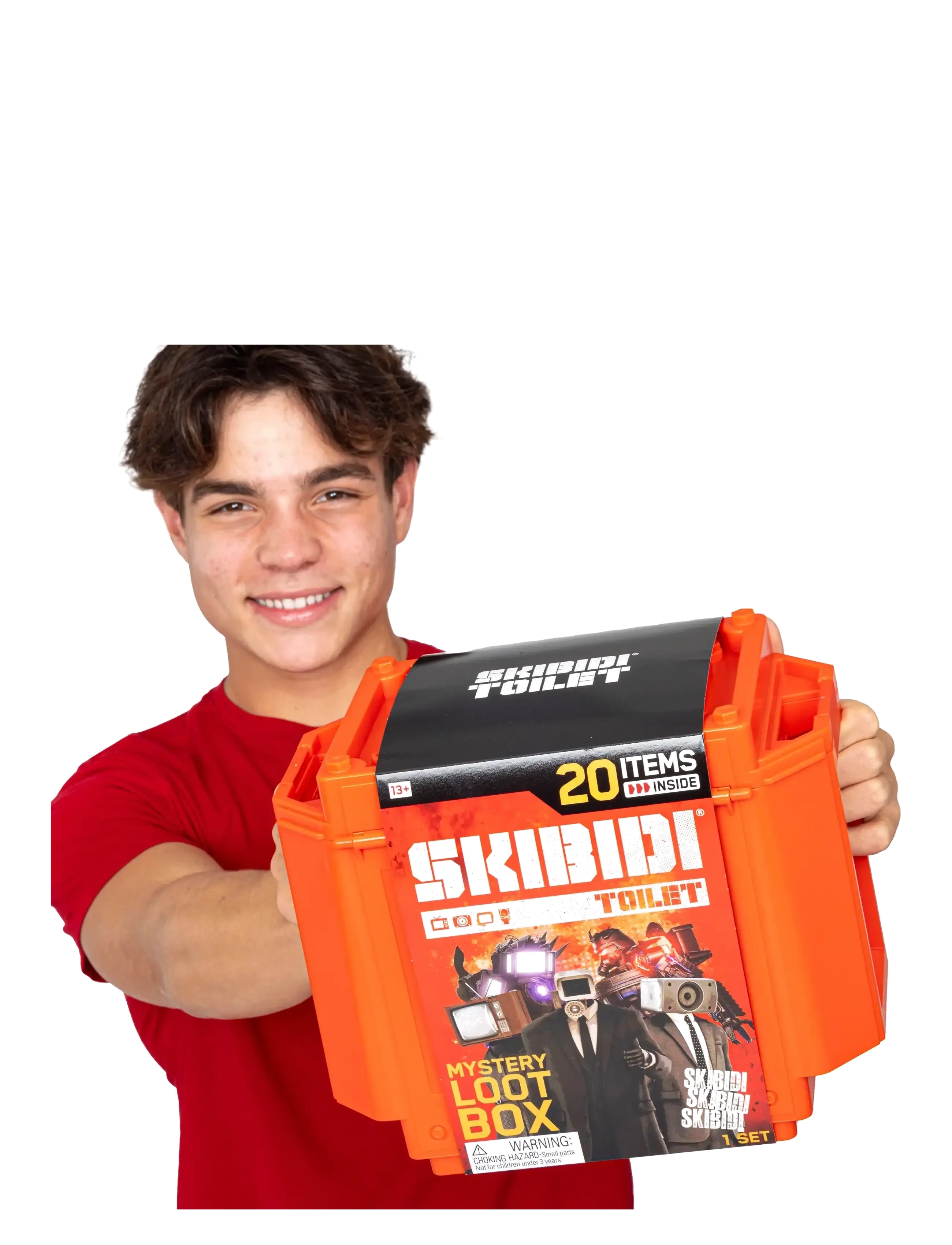 Skibdi Toilet - SKIBIDI TOILET GIANT MYSTERY SURPRISE LOOT BOX - legesæt - multi colour - 5