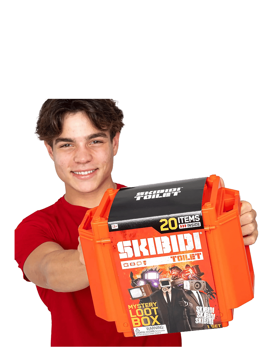 Skibdi Toilet - SKIBIDI TOILET GIANT MYSTERY SURPRISE LOOT BOX - legesæt - multi colour - 5