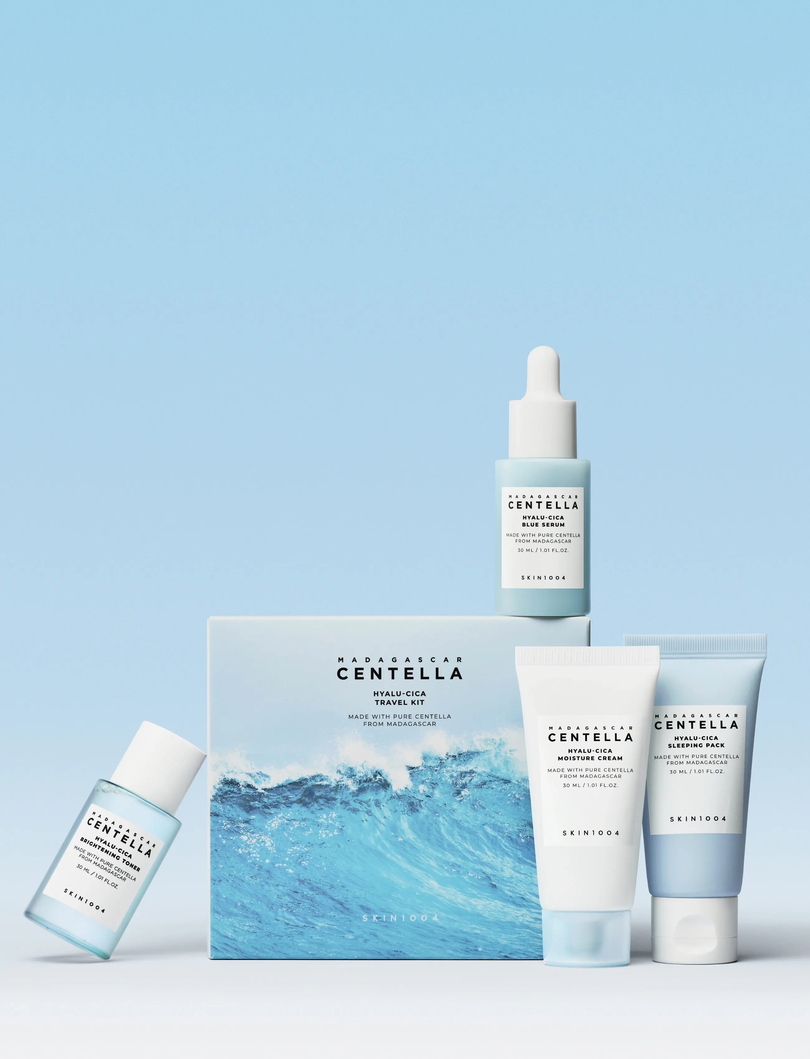 SKIN1004 Hyalu-Cica Travel Kit, One Size, Nude, Face Masks > Night Mask, Dame