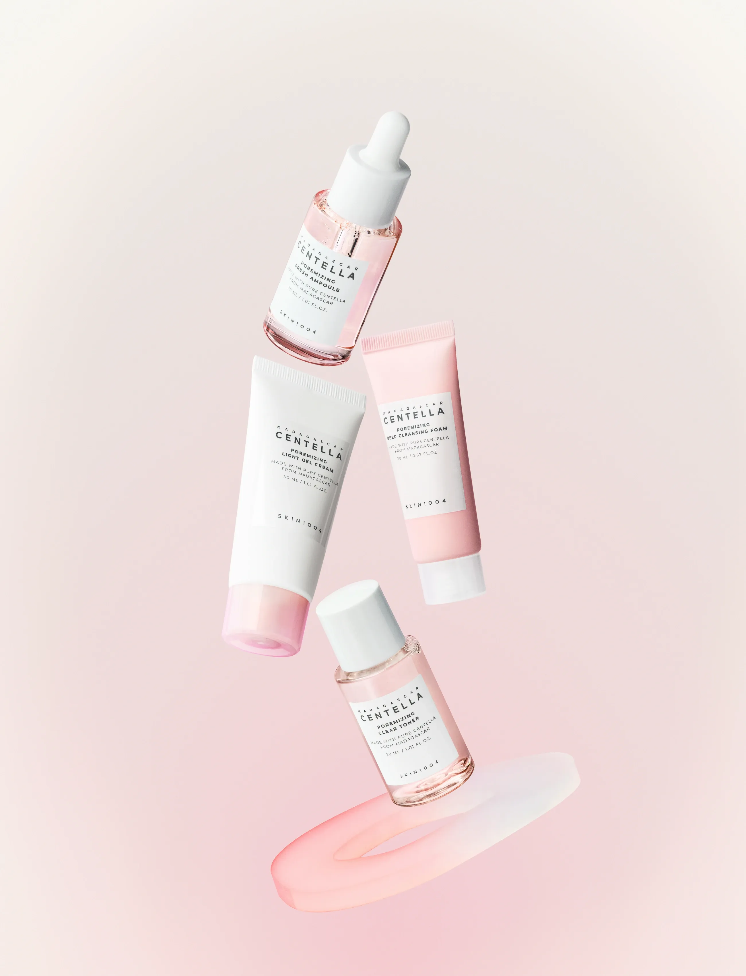 SKIN1004 - Poremizing Travel Kit - serum & oljor  - clear - 3