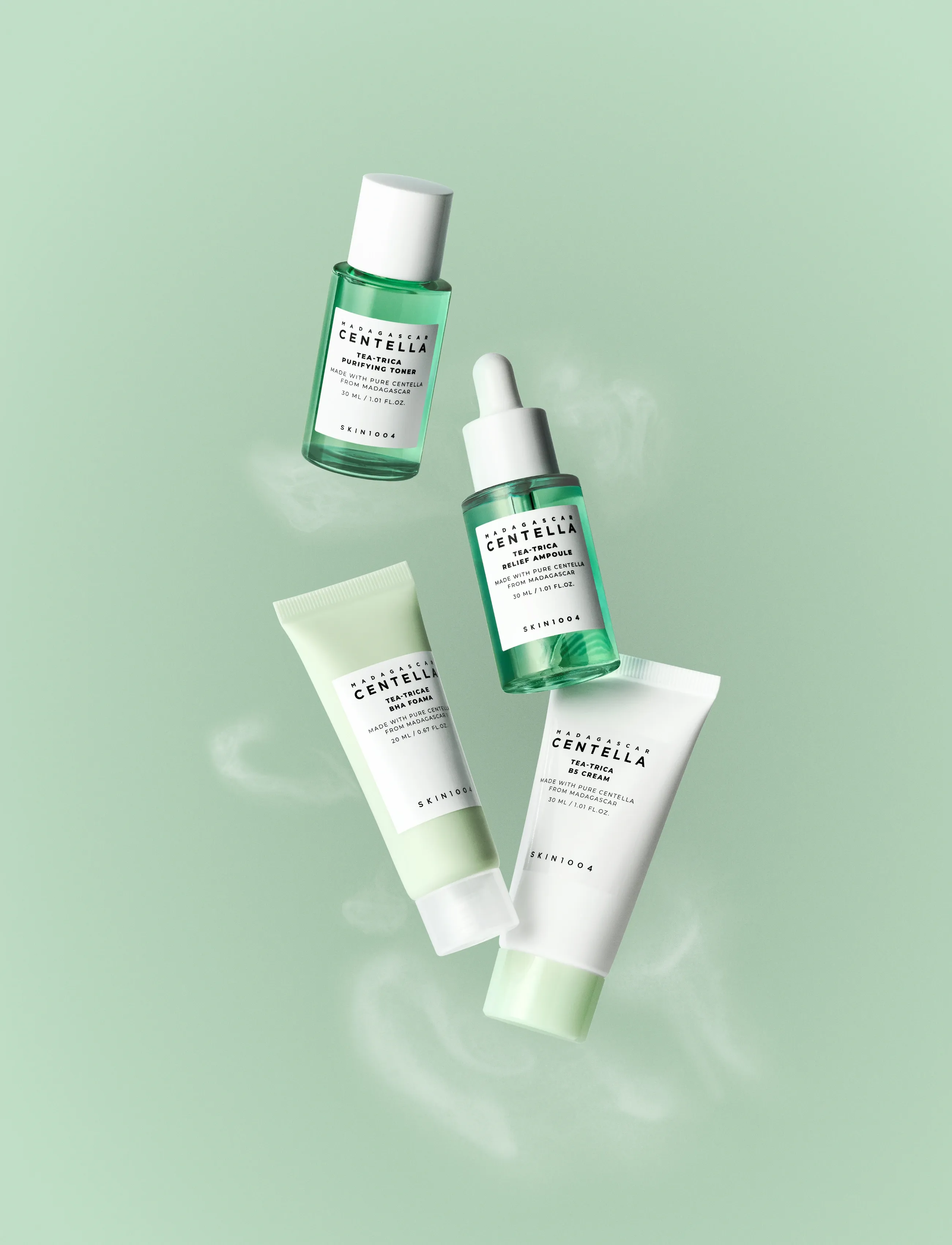 SKIN1004 - Tea-Trica Travel Kit - serum & olier - clear - 2