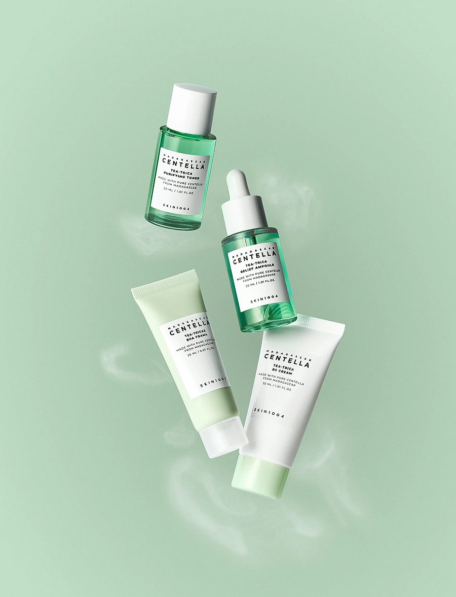 SKIN1004 - Tea-Trica Travel Kit - seerumit ja öljyt - clear - 2