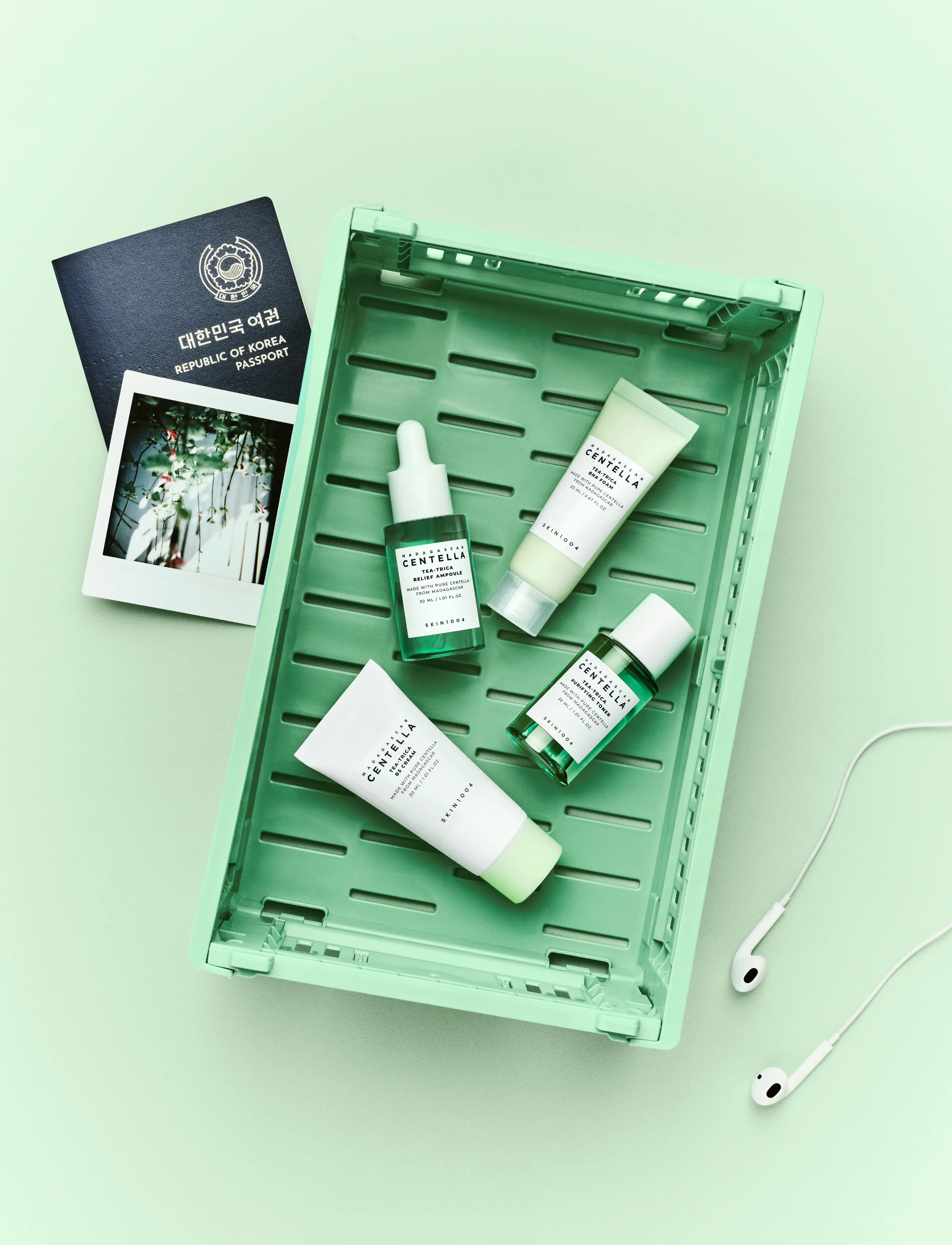 SKIN1004 - Tea-Trica Travel Kit - serum & olier - clear - 3