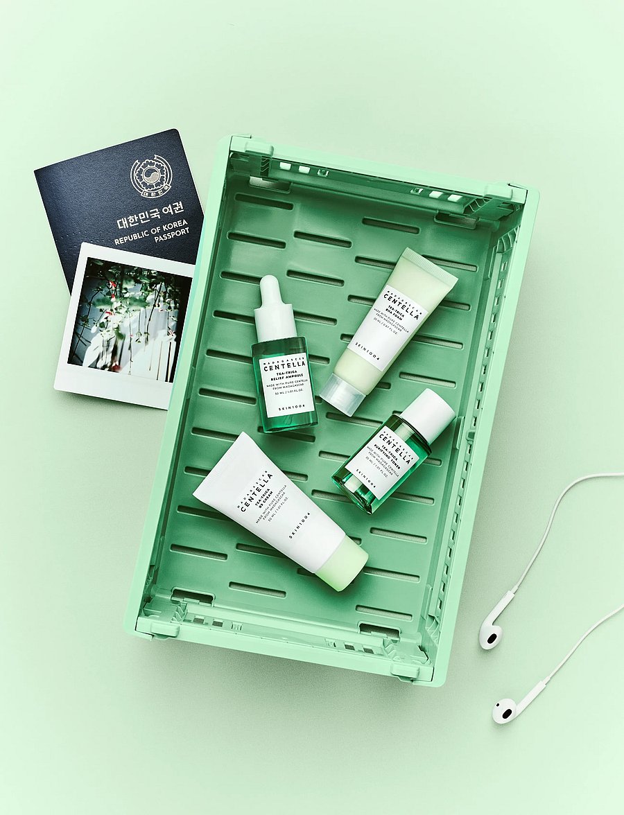 SKIN1004 - Tea-Trica Travel Kit - seerumit ja öljyt - clear - 3