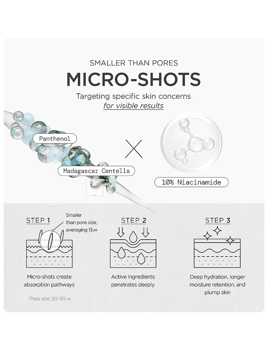 SKIN1004 - Niacinamide 10 Boosting Shot Ampoule - seerumit ja öljyt - clear - 2
